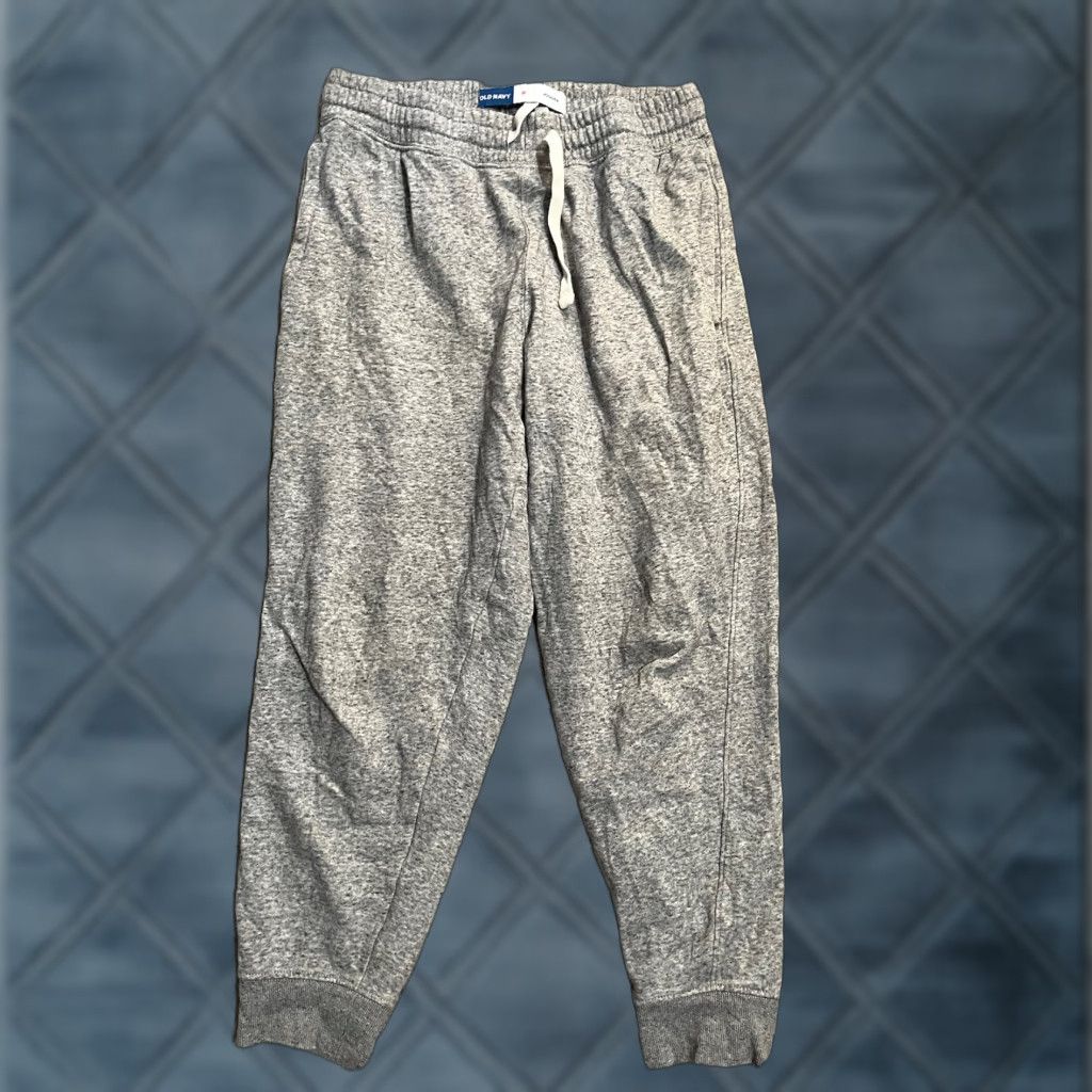 Old Navy Old Navy Mens Joggers Size M Gray Drawstring Sweatpants Casual Athleisure Size US 31 - 1 Thumbnail