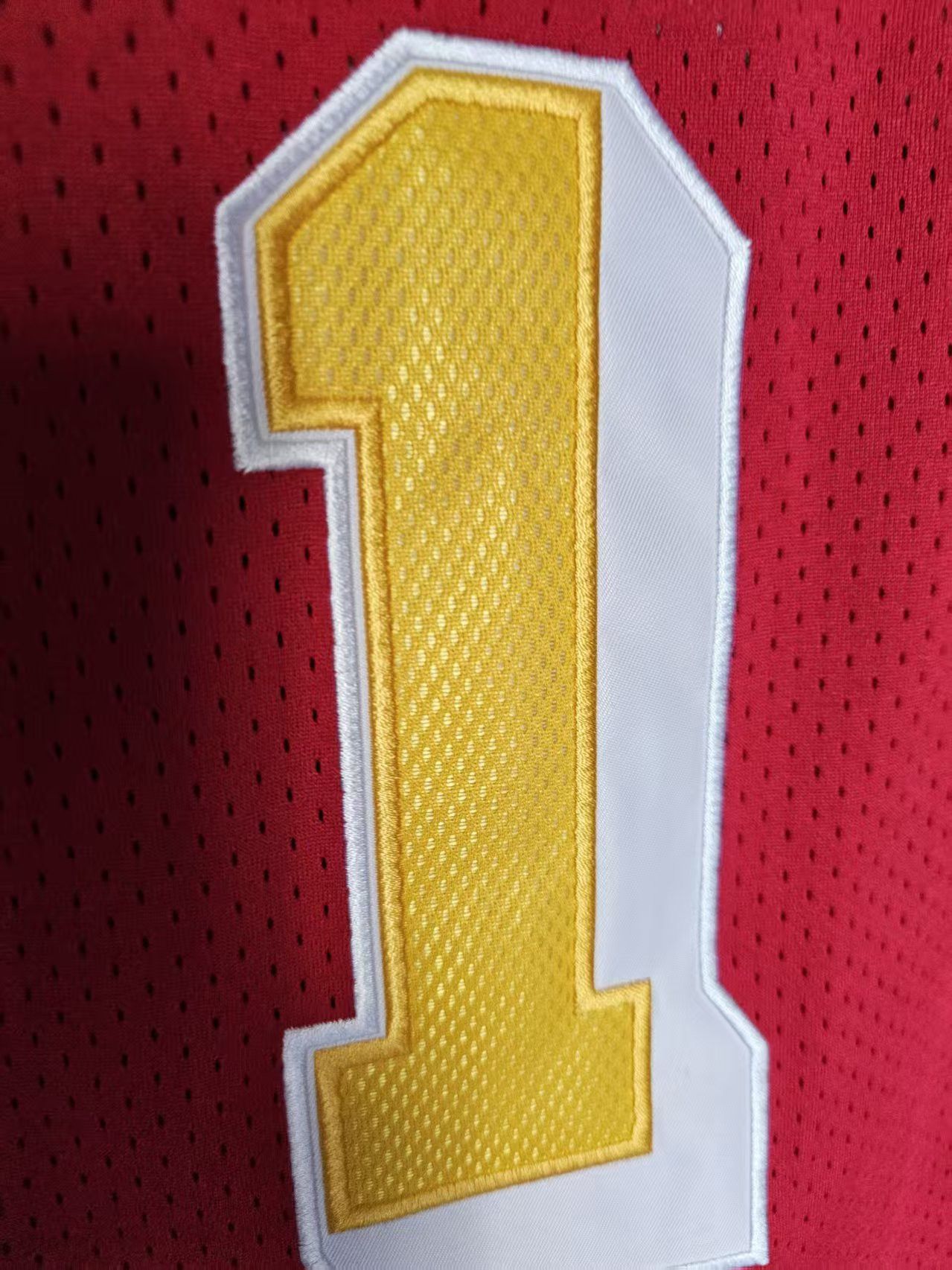 NBA Houston Rockets #1 Tracy McGrady Jersey Double Stitched Size US M / EU 48-50 / 2 - 6 Thumbnail