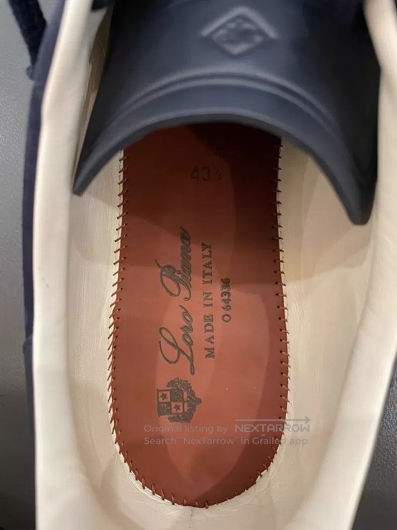 Loro Piana LORO PIANA Tennis Walk Round Toe Fashion Lacing Casual Low Size US 10.5 / EU 43-44 - 6 Thumbnail
