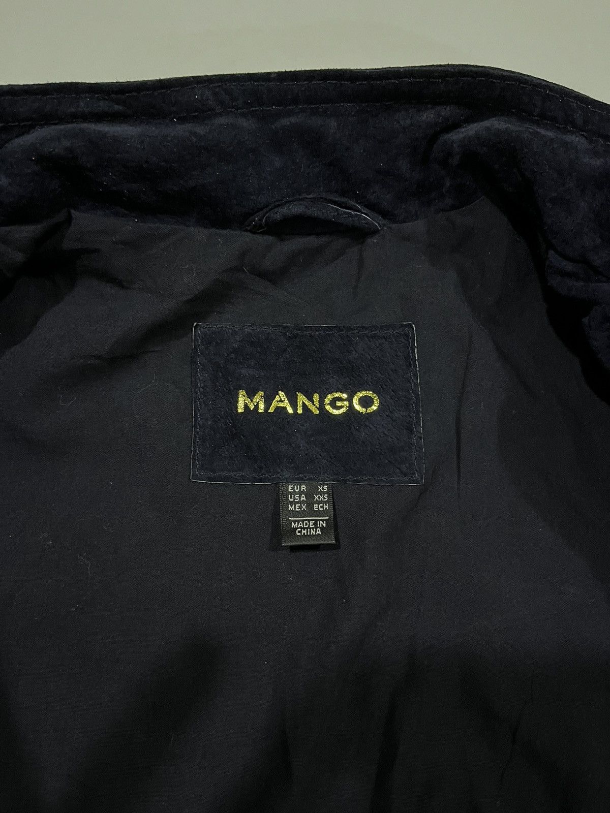If Six Was Nine MANGO DOUBLE COLLAR IFSIXWASNINE SUEDE ZIPPER BIKER JACKET Size XS / US 0-2 / IT 36-38 - 9 Thumbnail