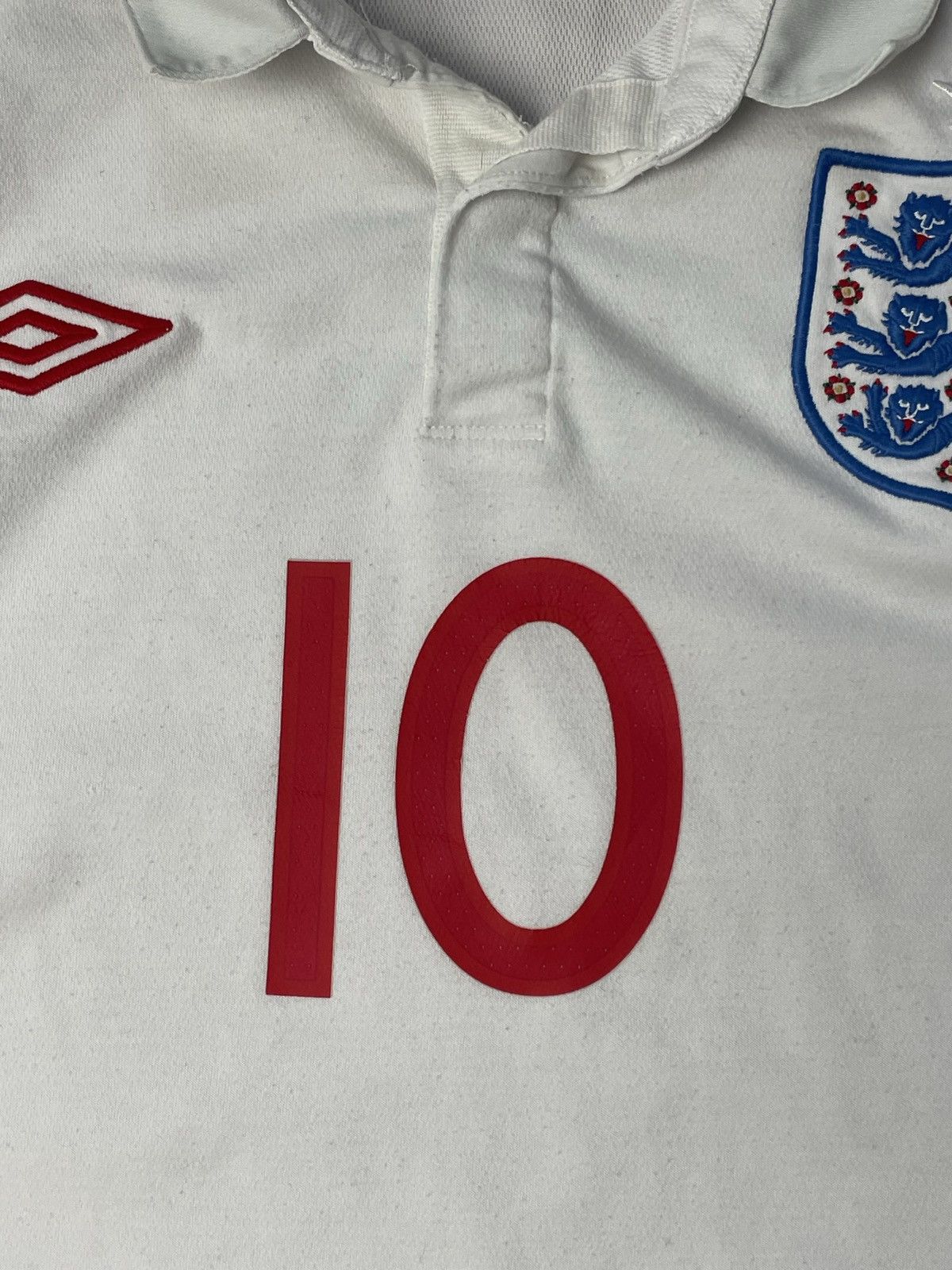 Umbro 2009-10 Player Issue England Home Shirt Rooney L Size US L / EU 52-54 / 3 - 4 Thumbnail