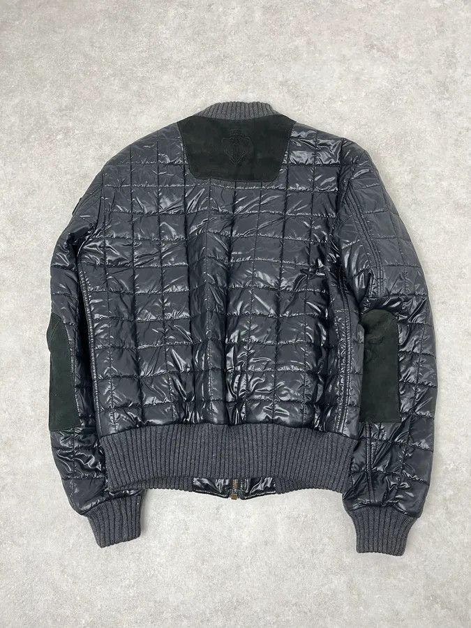 Gucci 2000s Gucci Black Hybrid Leather Puffer Quilted Jacket Size US M / EU 48-50 / 2 - 6 Thumbnail