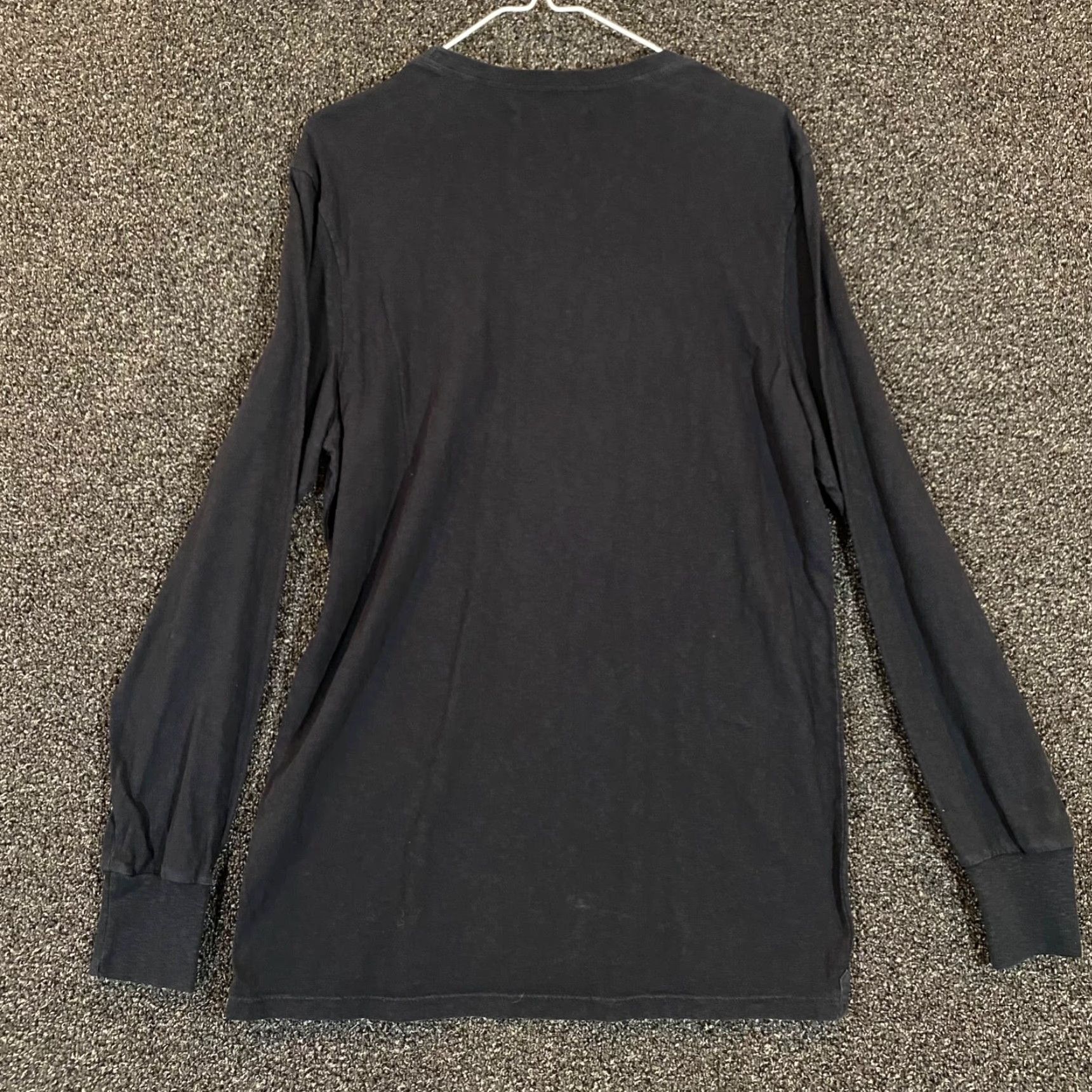 Vintage American Giant Shirt Mens Medium Faded Black Tee Long Sleeve Casual USA Made Size US M / EU 48-50 / 2 - 7 Thumbnail
