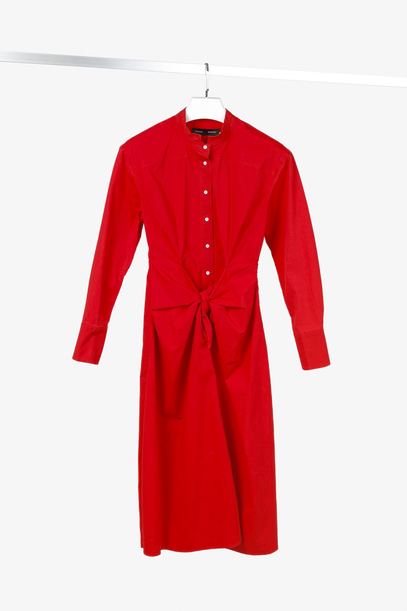 Proenza Schouler Proenza Schouler Resort 2019 Poppy Tie-Waist Shirtdress Size S / US 4 / IT 40 - 1 Thumbnail