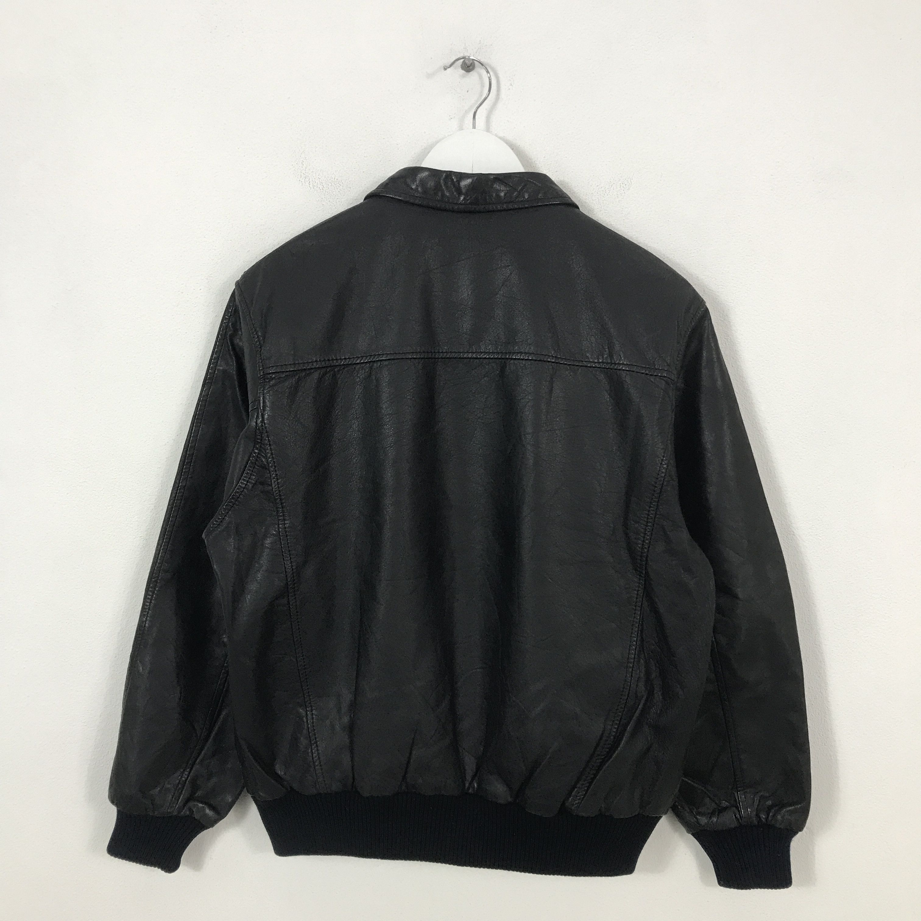 Japanese Brand Japan Bomber Jackers leather jacket K72B10 Size US M / EU 48-50 / 2 - 3 Thumbnail