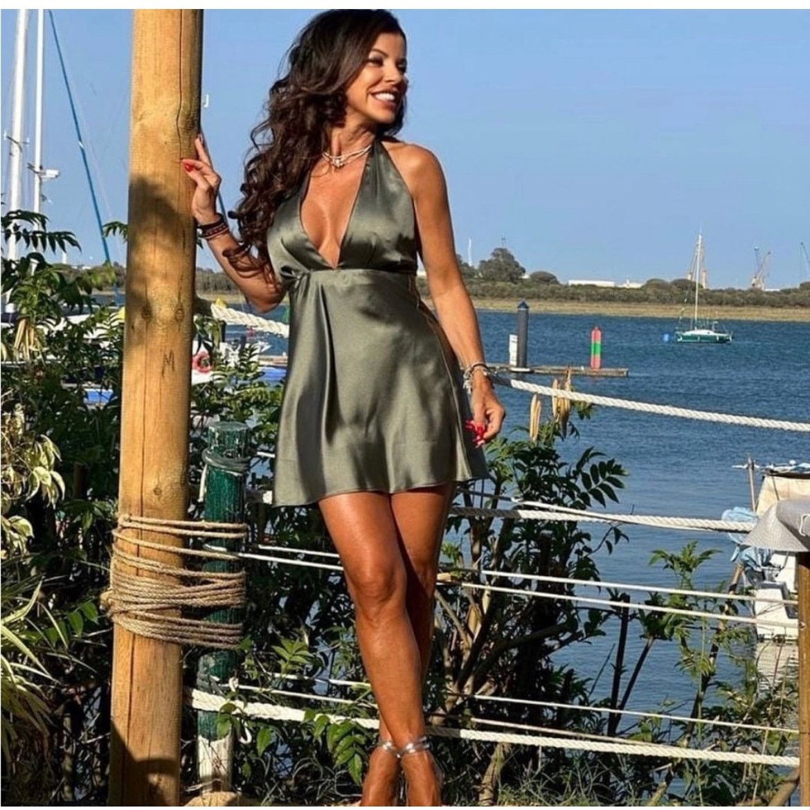 Zara ZARA BLOGGER FAVORITE SATIN EFFECT MINI DRESS Size XXL / US 16-18 / IT 52-54 - 3 Thumbnail