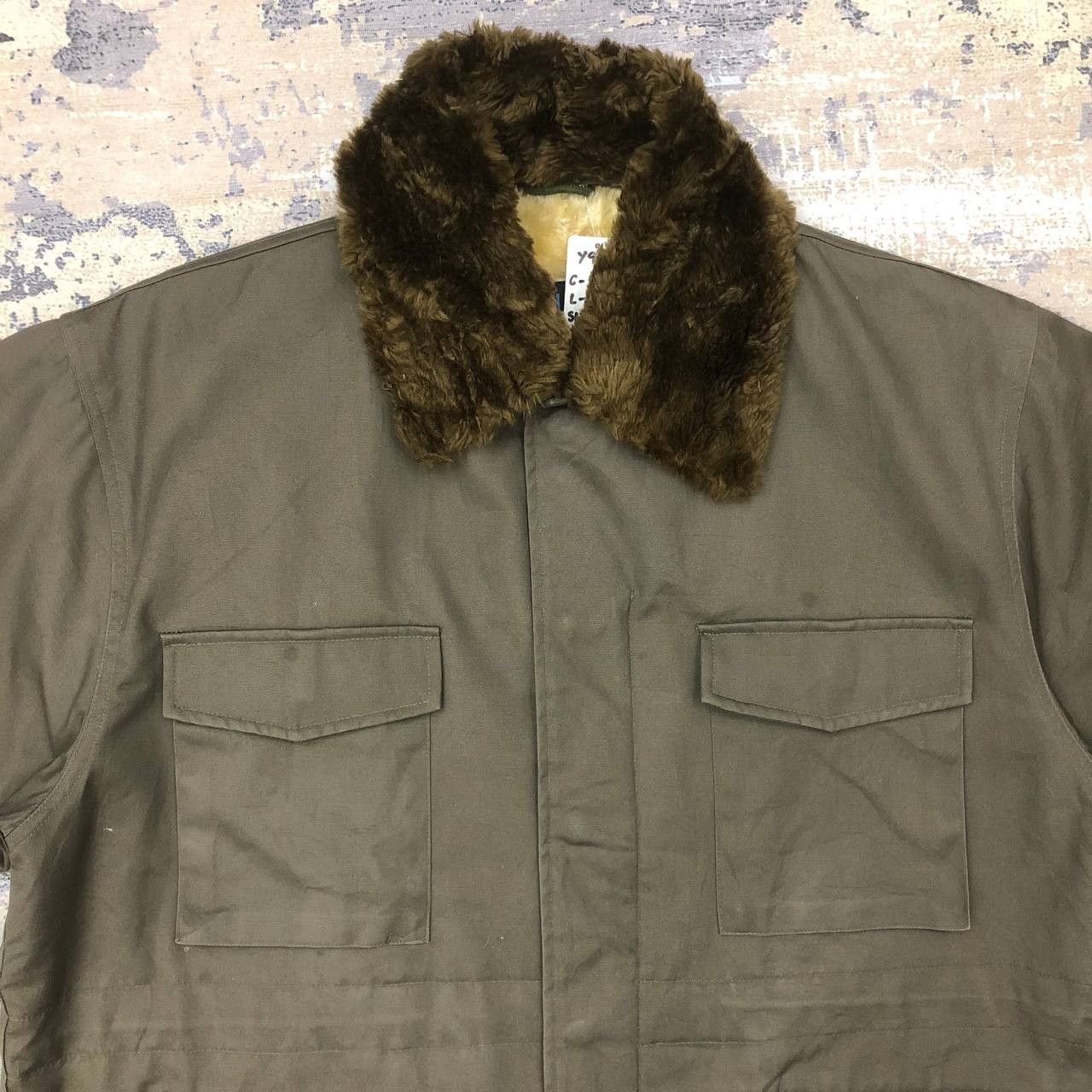 Japanese Brand Y96. VTG JAPAN MIDORI ACTIVE WEAR SHERPA ARMY WINTER JACKET Size US L / EU 52-54 / 3 - 3 Thumbnail