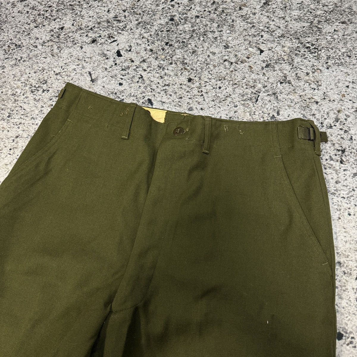 Vintage VINTAGE 1951 US ARMY WOOL FIELD TROUSER PANTS Size US 35 - 6 Thumbnail