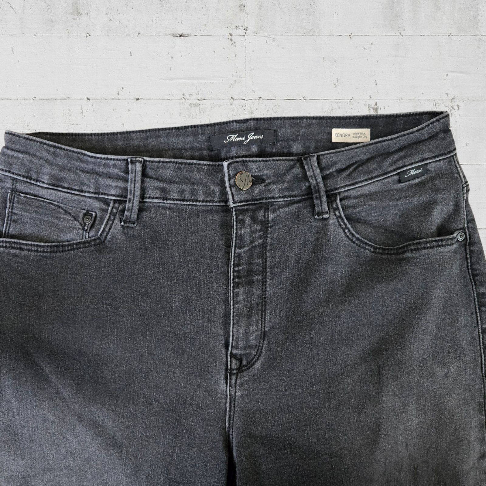 Mavi Mavi Black High Rise Straight Jeans Size 32 Size 32" / US 10 / IT 46 - 3 Thumbnail