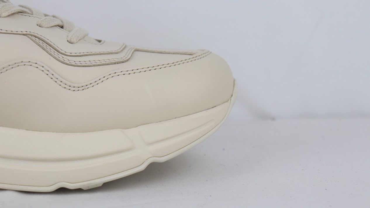 Gucci o1rshd1 Apollo Leather Sneaker R.S in Ivory Size US 12 / EU 45 - 8 Thumbnail