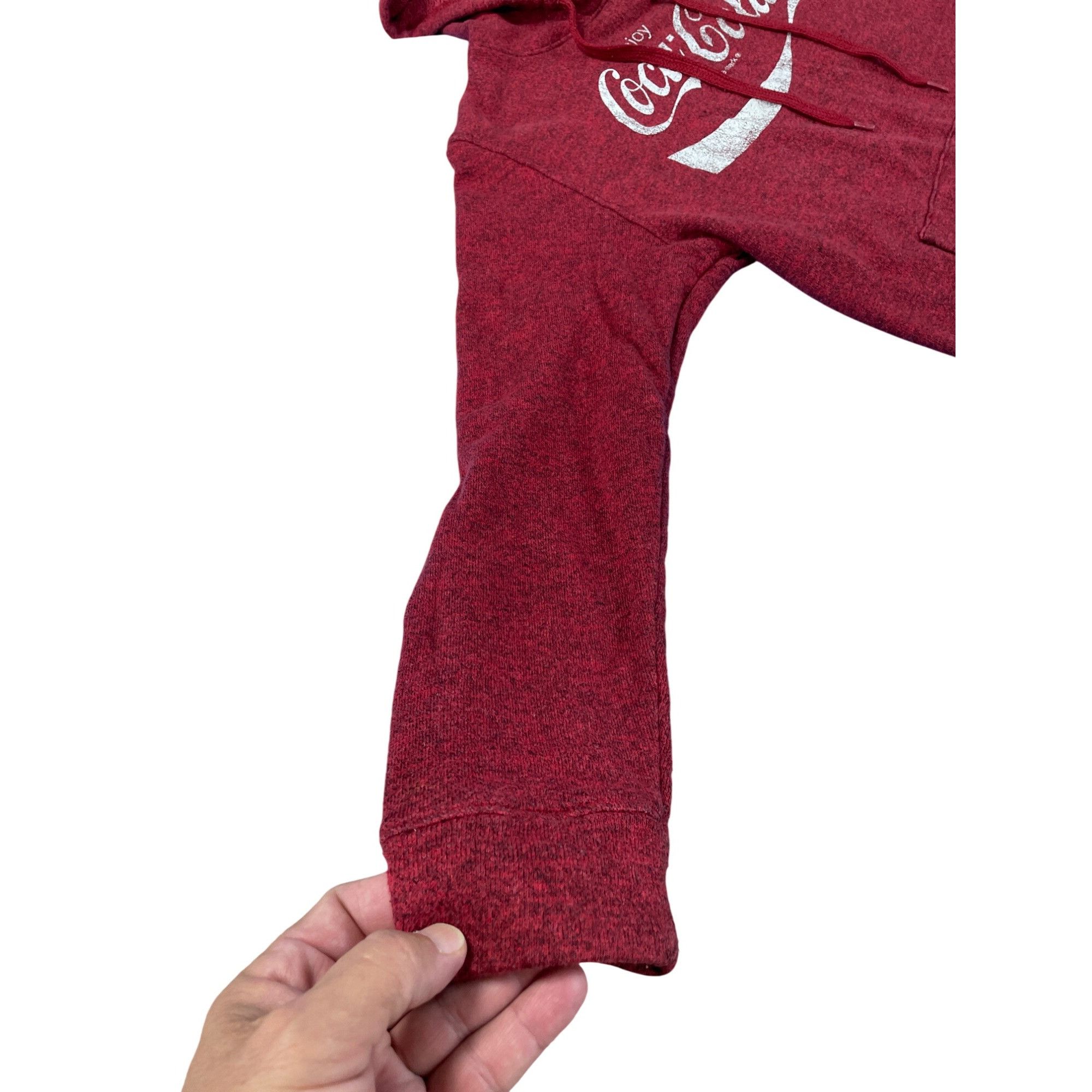 Coca Cola Coca-Cola Mens Red Hoodie Sweatshirt Pocket Drawstring SIze Size US M / EU 48-50 / 2 - 2 Thumbnail