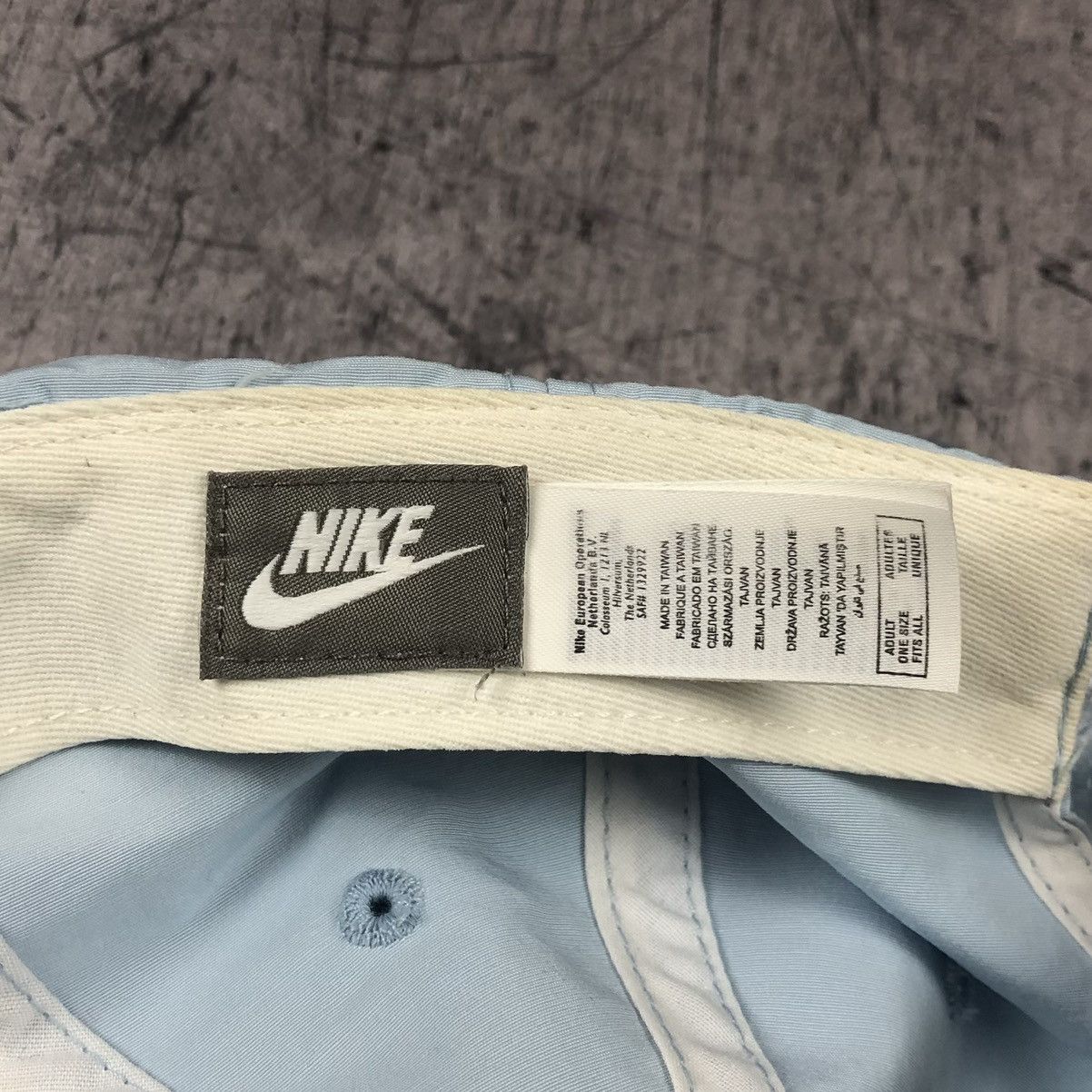 Nike Y2K Nike Nylon Light Blue Cap Size ONE SIZE - 8 Thumbnail