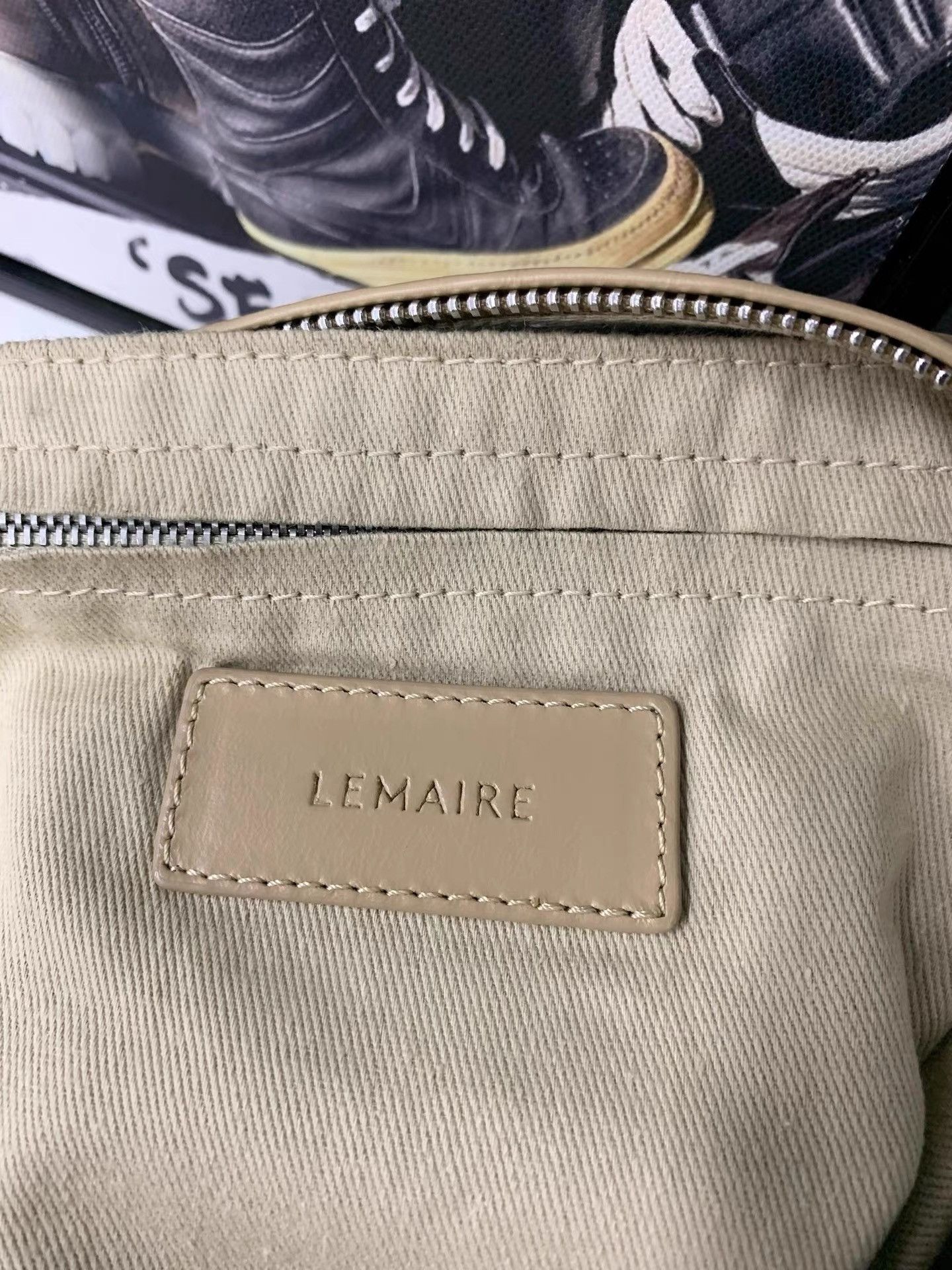 Lemaire Lemaire Medium Paper Texture Croissant Bag K34 Size ONE SIZE - 5 Thumbnail