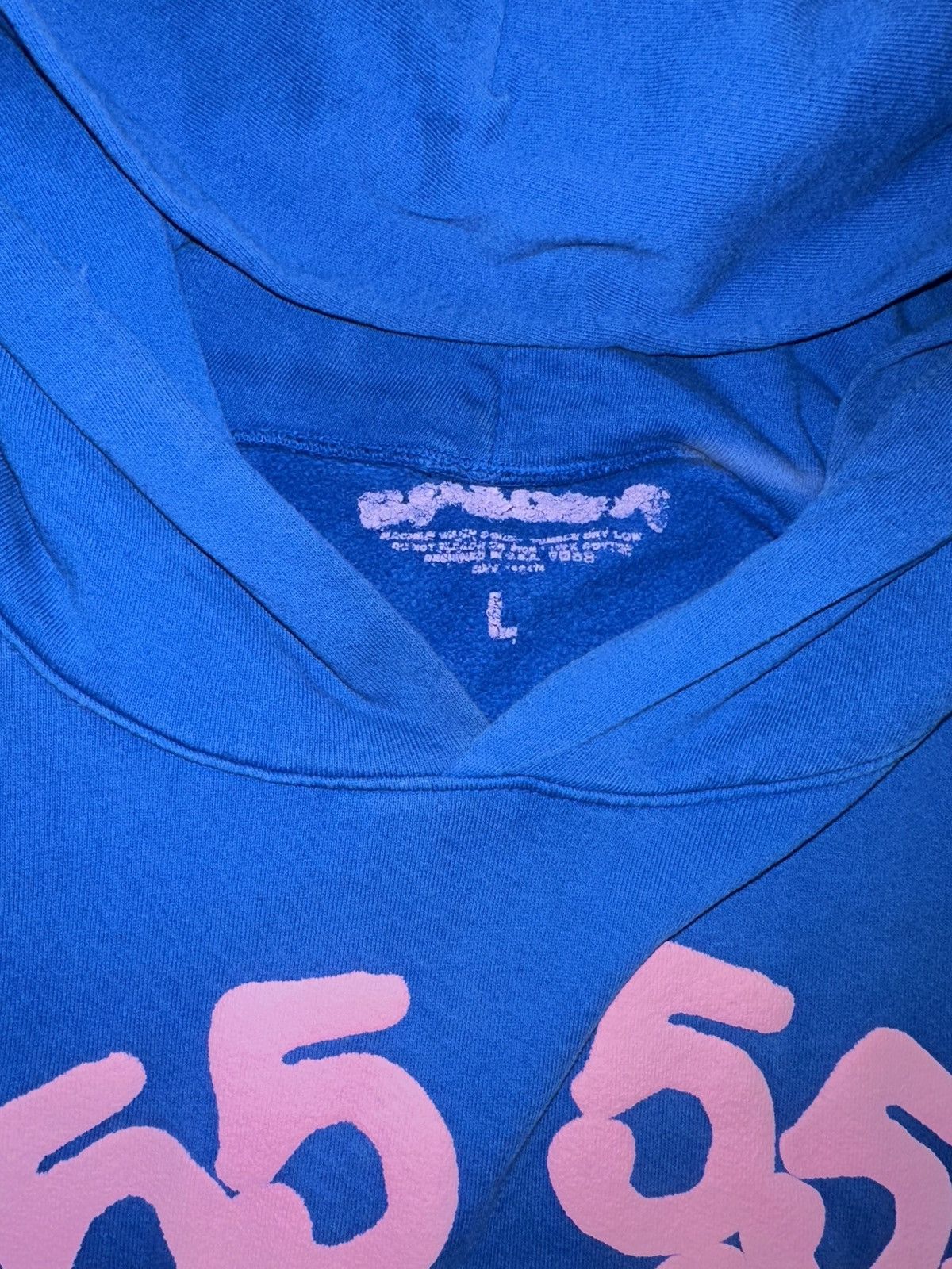 Sp5der Sp5der Beluga hoodie blue+pink Size US L / EU 52-54 / 3 - 2 Thumbnail