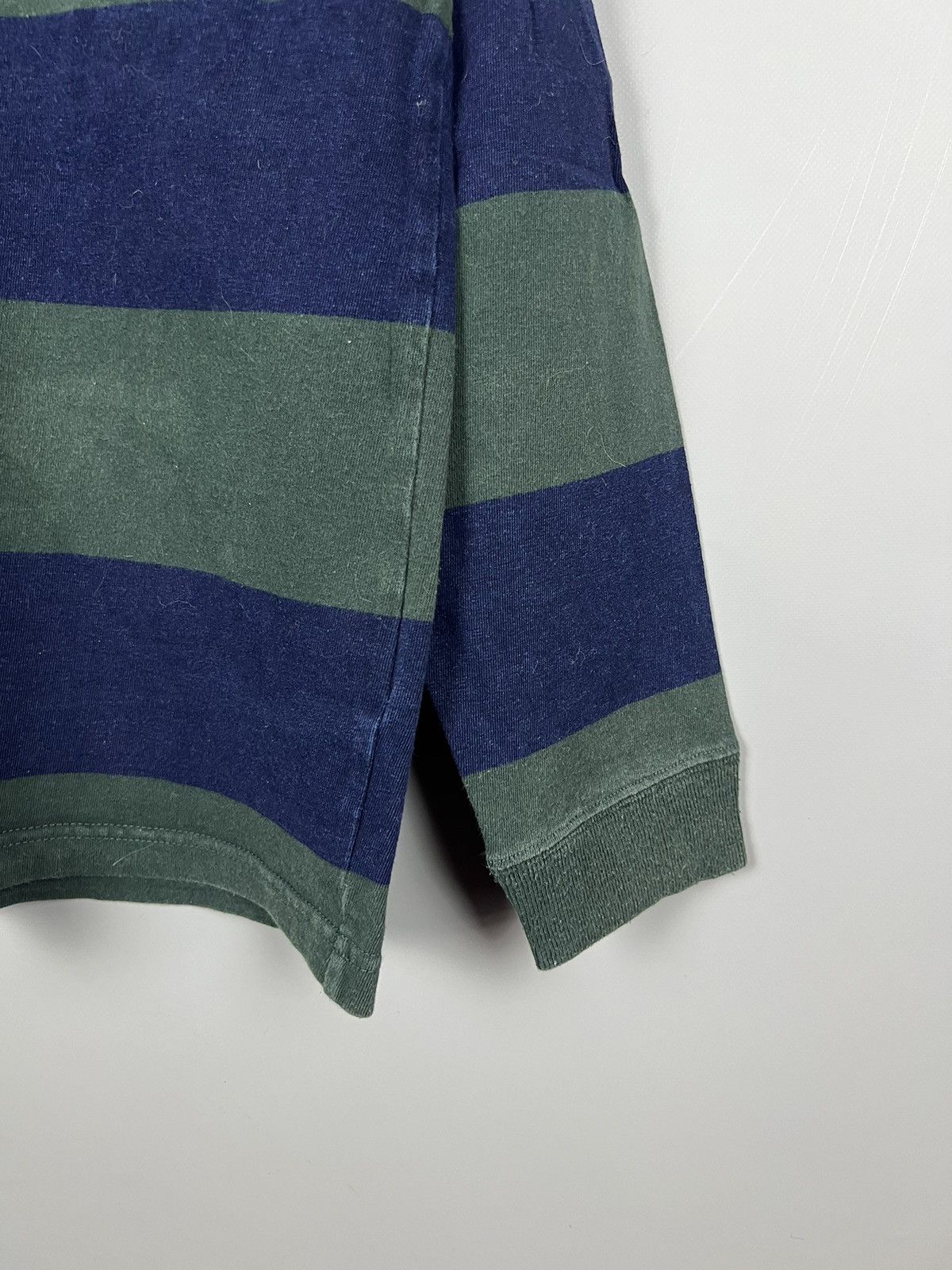 Beams Japan Beams+ Stripe blue green cotton Long Sleeve Rare Size US M / EU 48-50 / 2 - 5 Thumbnail