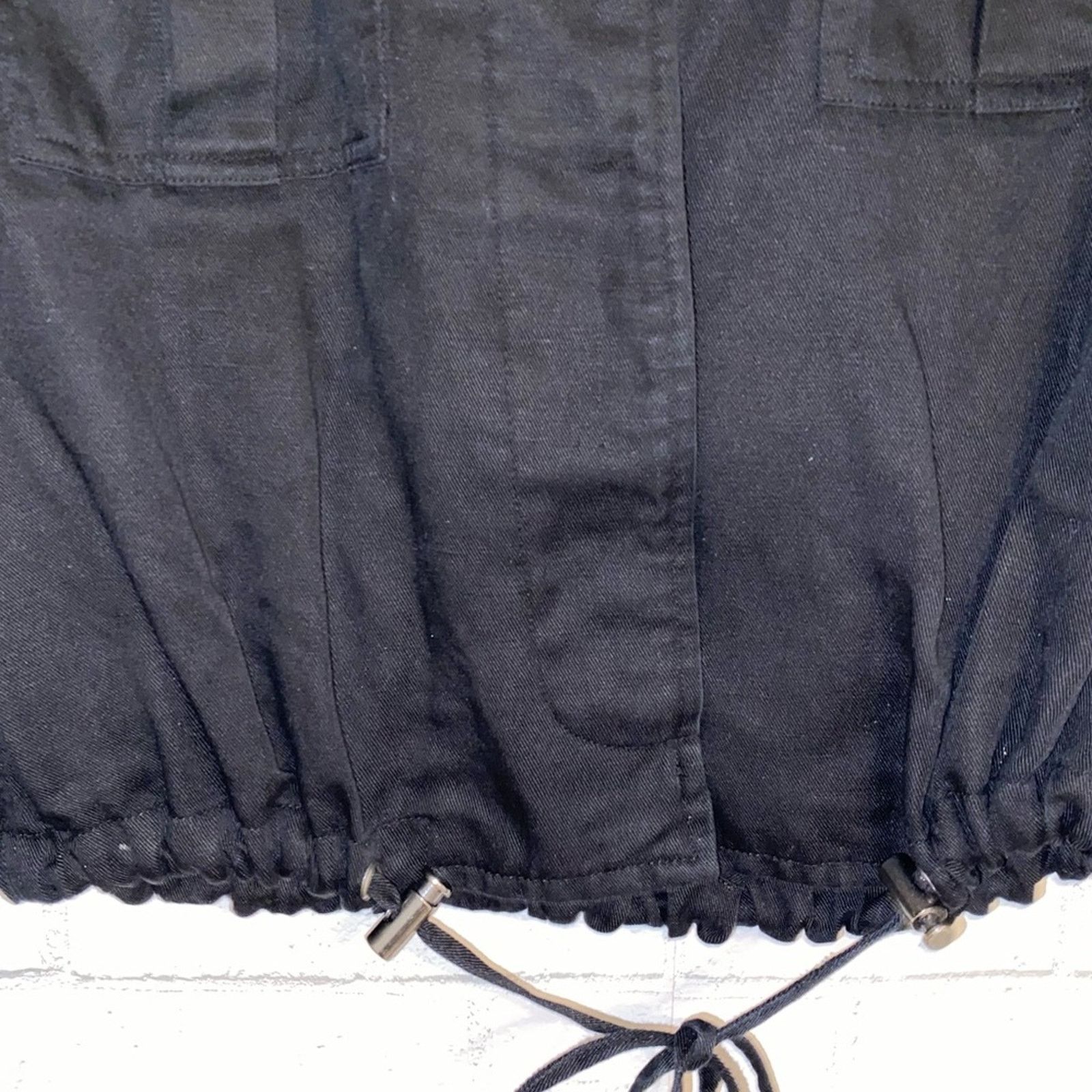 Rails RAILS $189 Nixon Tencel Linen Black Military Style Jacket S Size S / US 4 / IT 40 - 6 Thumbnail