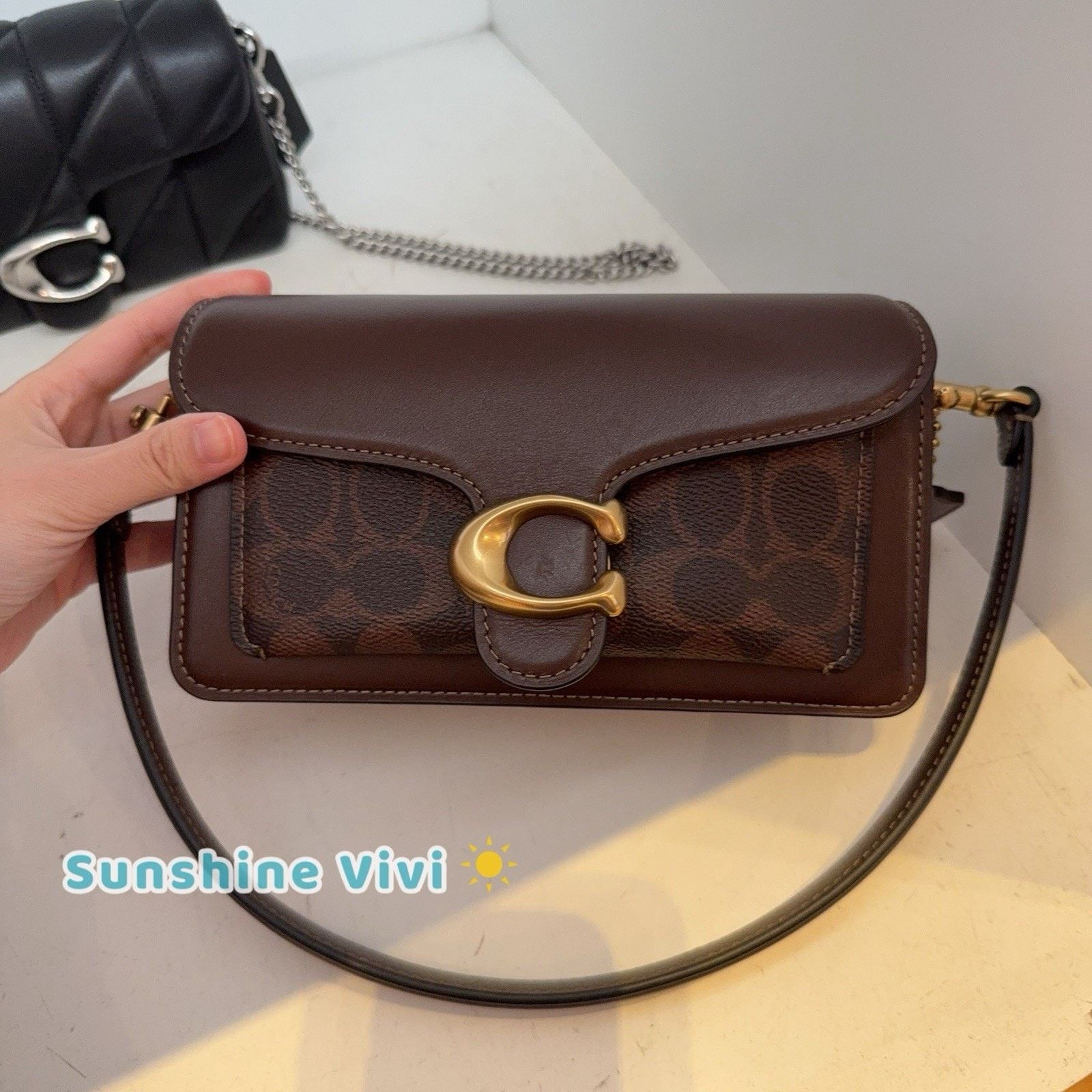 Coach NWT Coach Tabby Shoulder Bag 20 Canvas CY200 Brass/Maple Size ONE SIZE - 1 Thumbnail