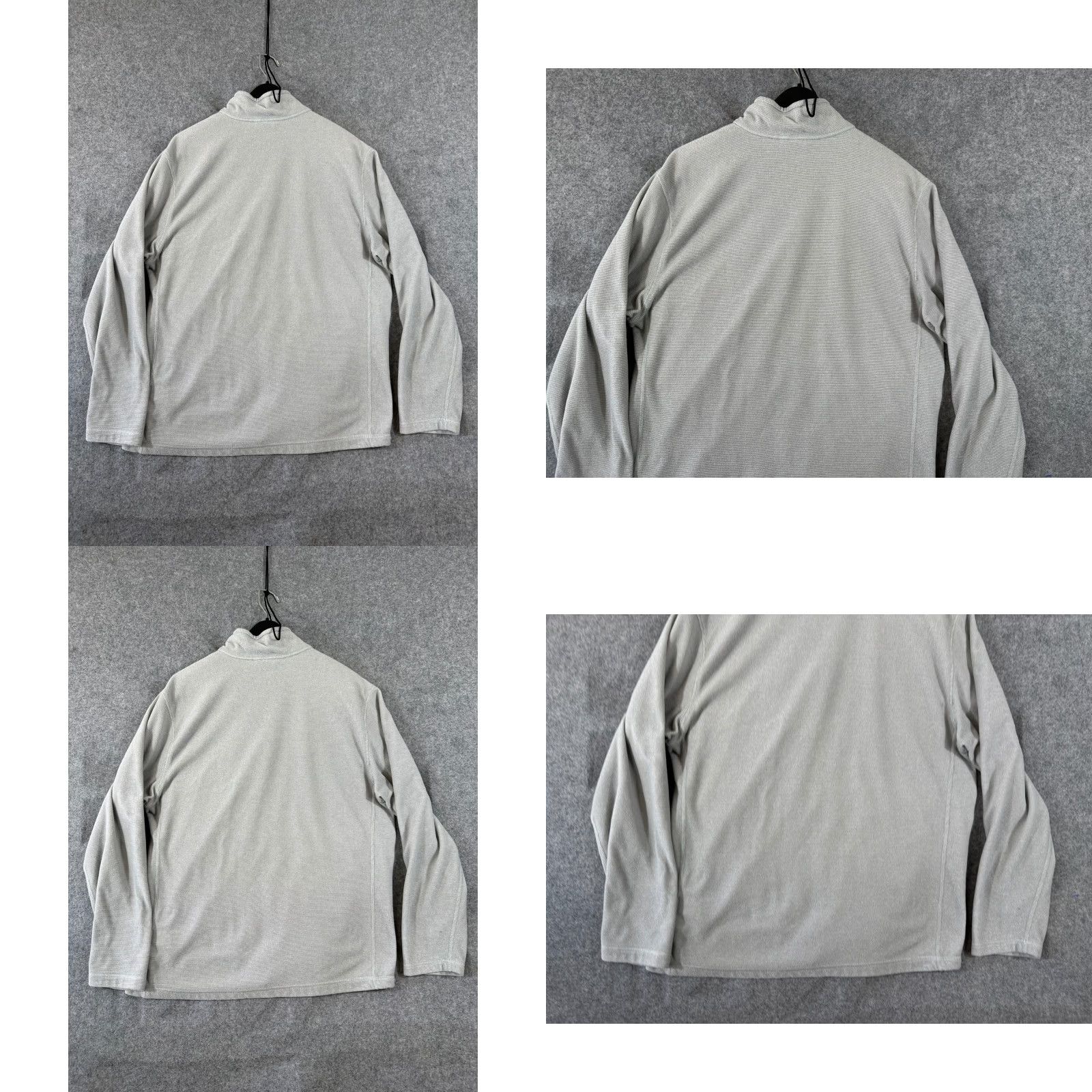 The North Face The North Face Jacket Mens L Gray Fleece 1/4 Zip Long Sleeve Pullover Activewear Logo Size US L / EU 52-54 / 3 - 8 Thumbnail
