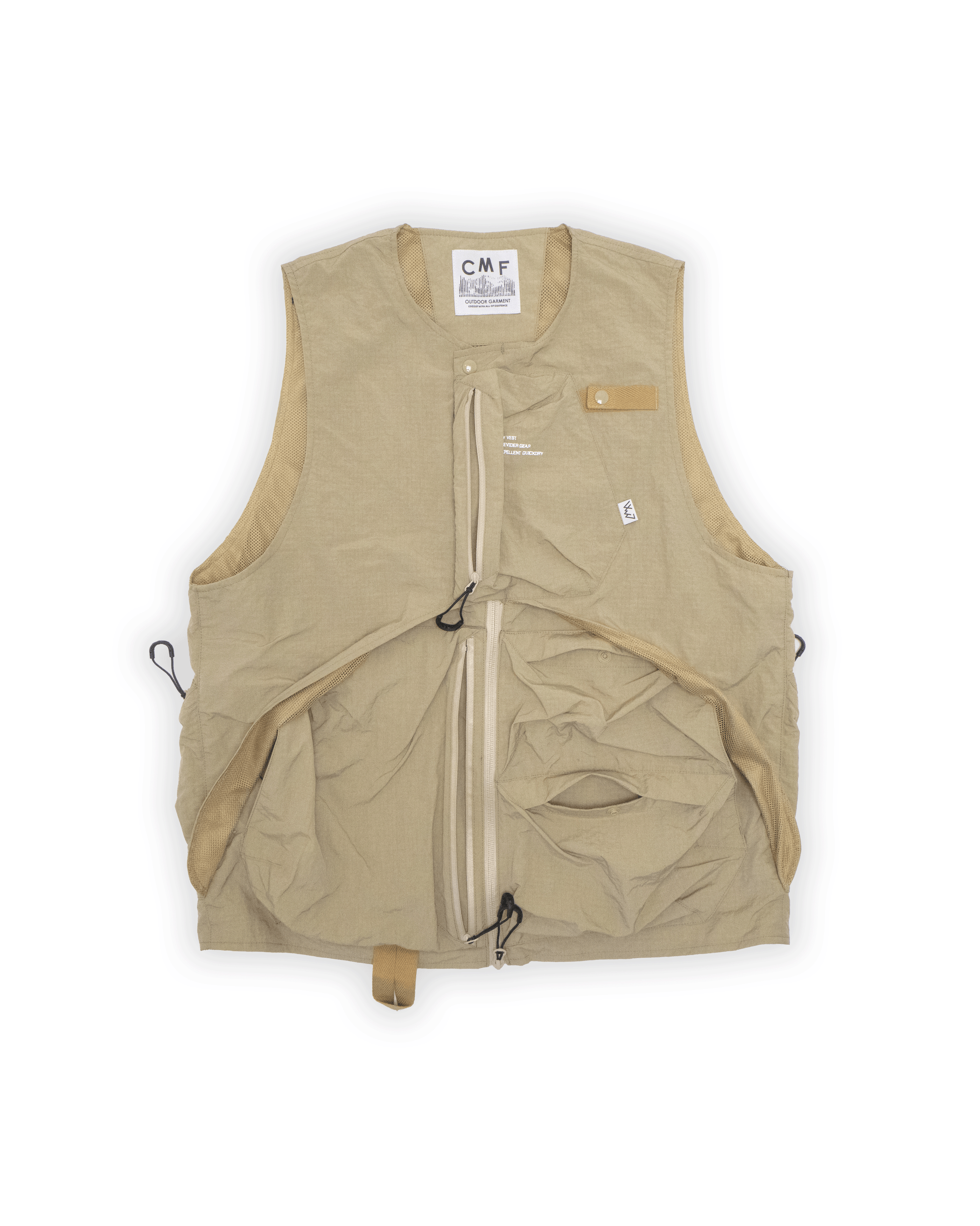 CMF Outdoor Garment Overlay Webbing-Trimmed Nylon-Ripstop Gilet Vest Size US L / EU 52-54 / 3 - 2 Thumbnail