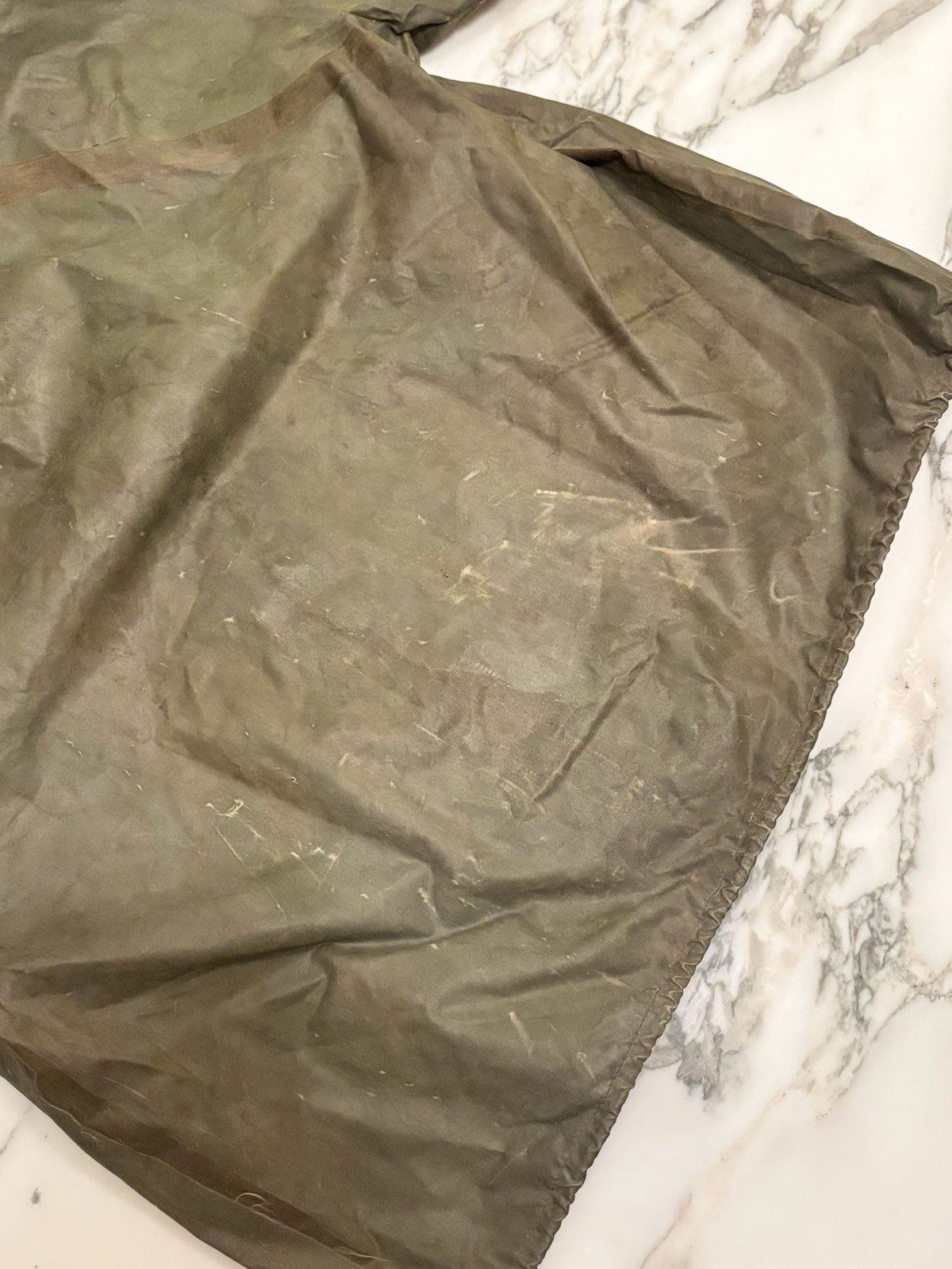 Vintage 1960s American Military Rubberized Rain Jacket Size US XL / EU 56 / 4 - 12 Thumbnail