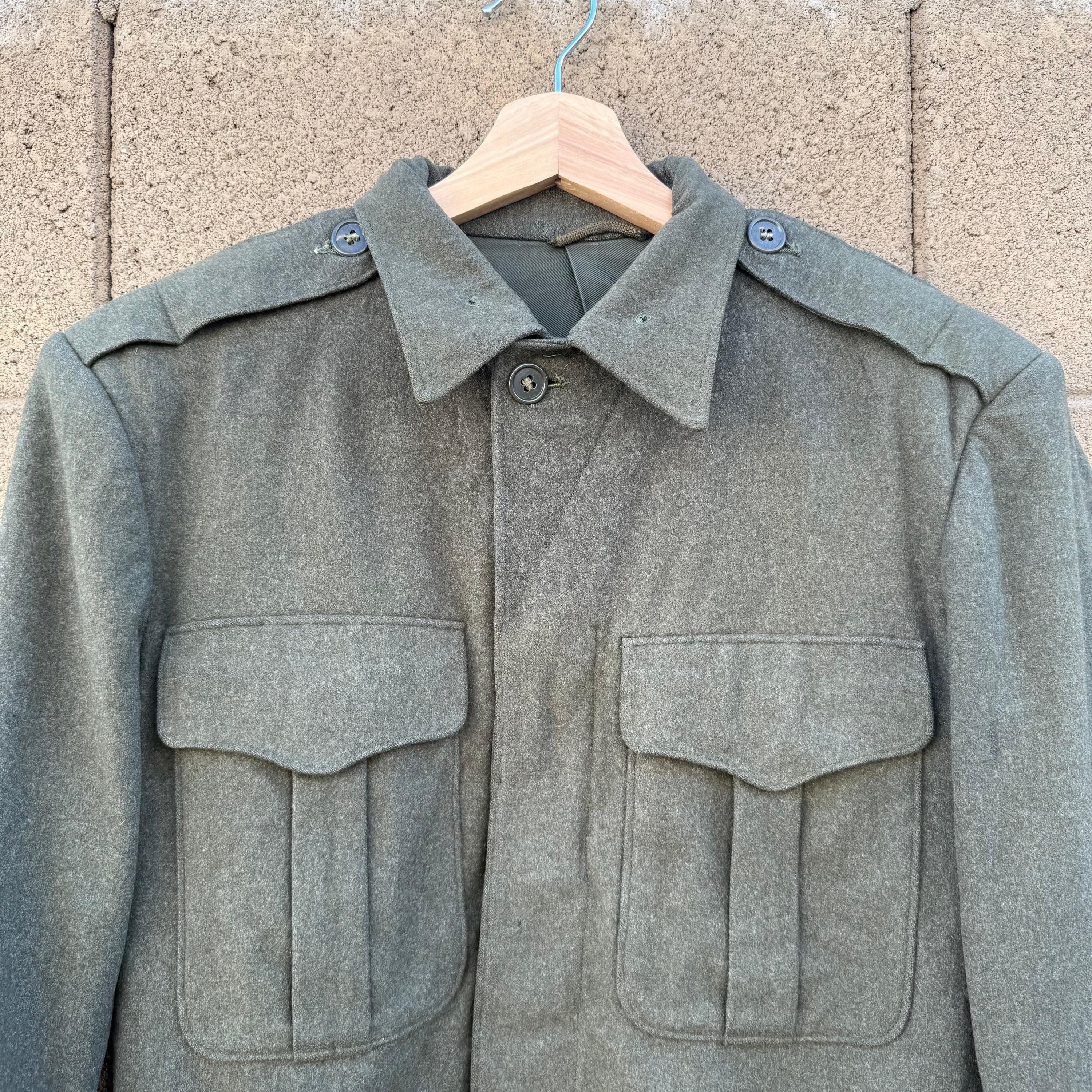 Vintage 50's US Military Officer Wool Jacket Size US S / EU 44-46 / 1 - 8 Thumbnail