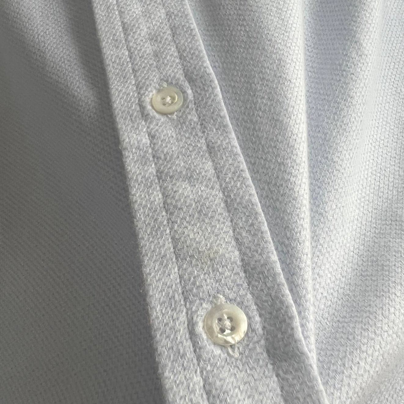 Burberry Burberry Blue White Houndstooth Cotton Button Down Shirt XL Size US XL / EU 56 / 4 - 10 Thumbnail