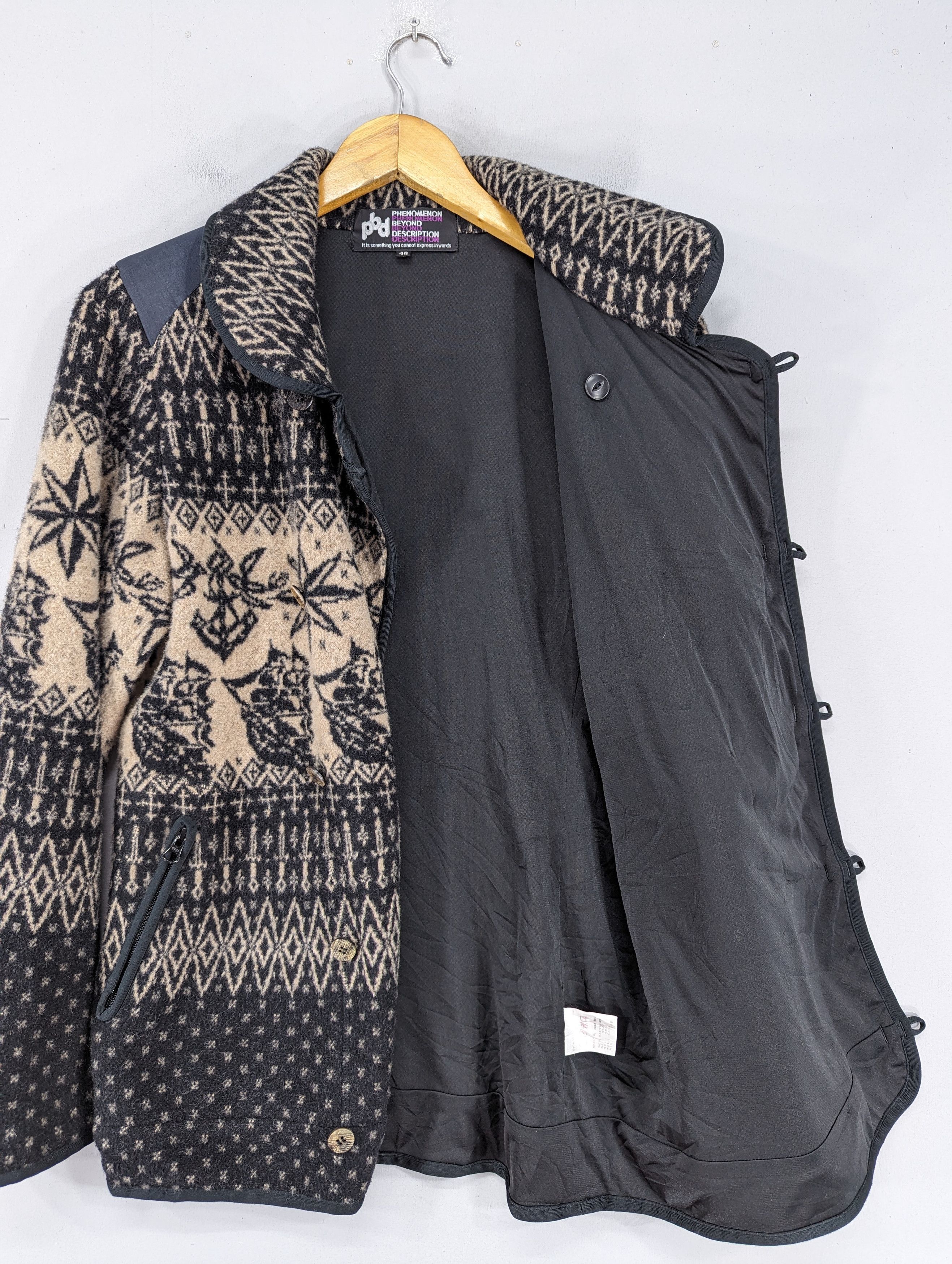 PHENOMENON Phenomenon Beyond Description Wool Button Jacket Size US S / EU 44-46 / 1 - 9 Thumbnail