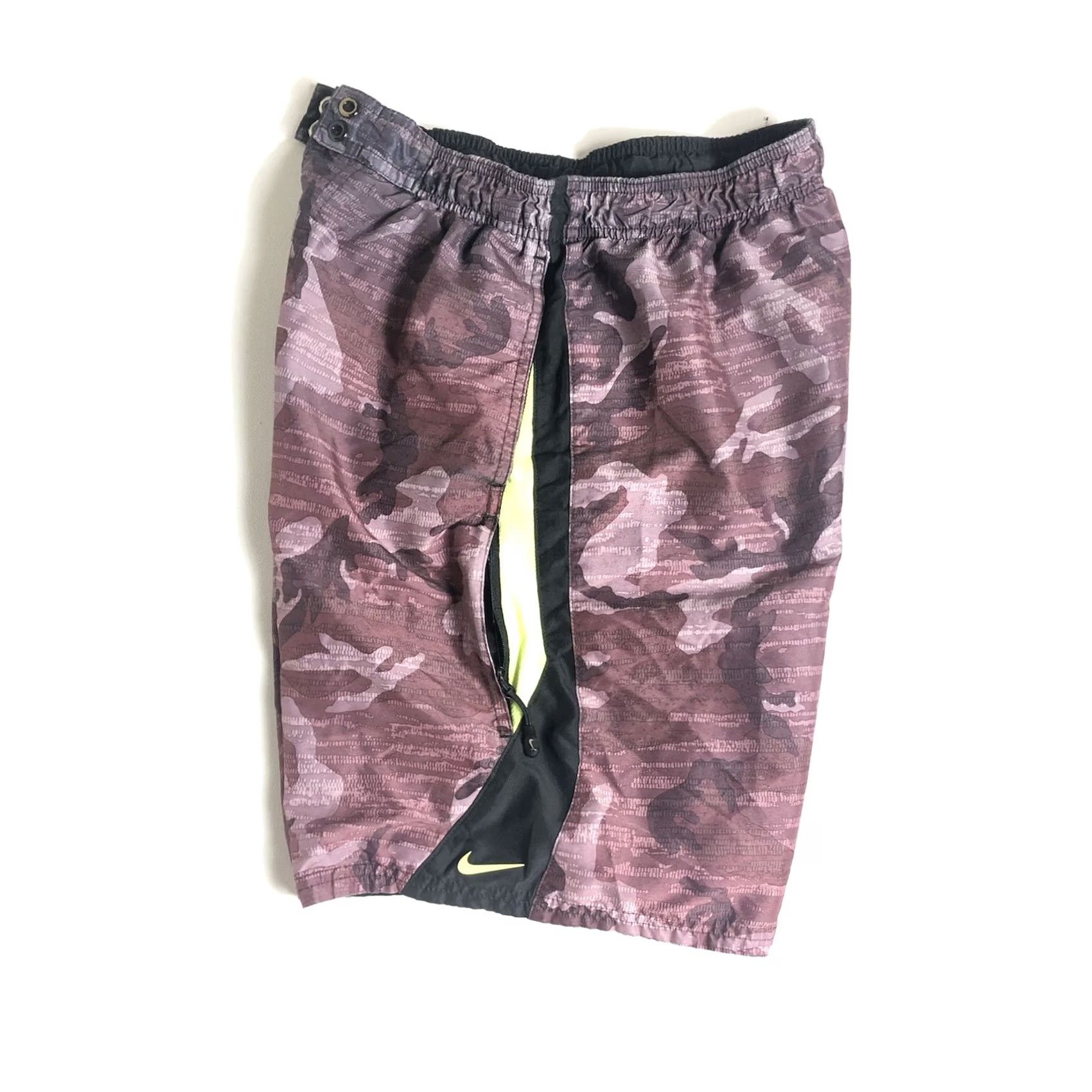 Nike Nike Men’s Red Camo Swim Trunk Pockets Volleyball Shorts B93 Small Size US 29 - 3 Thumbnail