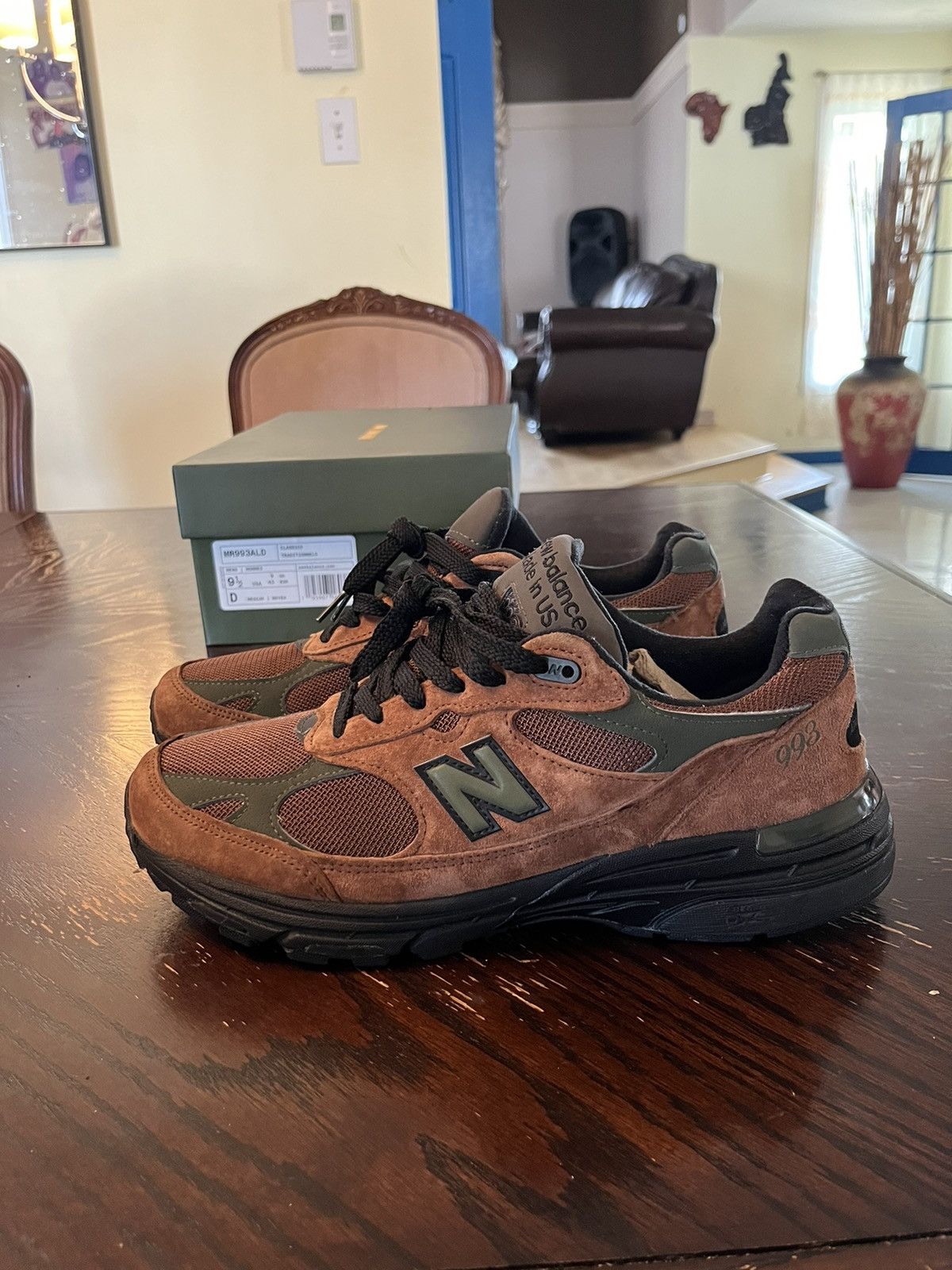 Aime Leon Dore × New Balance (Authentic) New Balance 993 Aime Leon Doré Brown Size US 9.5 / EU 42-43 - 3 Thumbnail