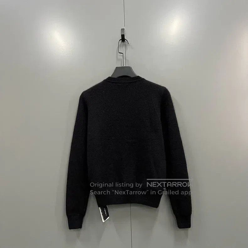 Saint Laurent Paris Saint Laurent Paris Silver Thread Embroidered Knit Top Size US XS / EU 42 / 0 - 2 Thumbnail