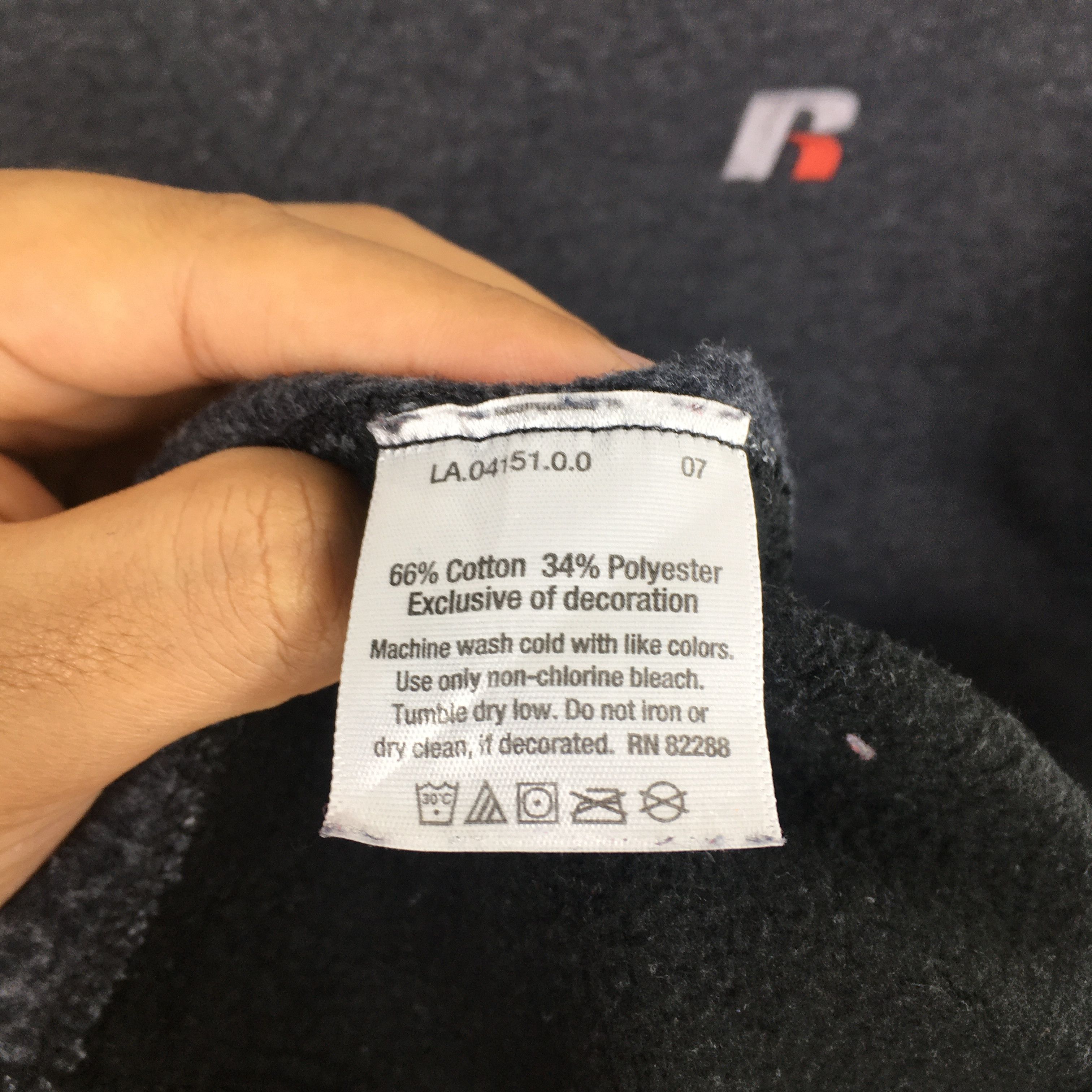 Russell Athletic × Vintage Vintage 90s Russell Athletic Gray Plain Sweatshirt Large Size US L / EU 52-54 / 3 - 6 Thumbnail