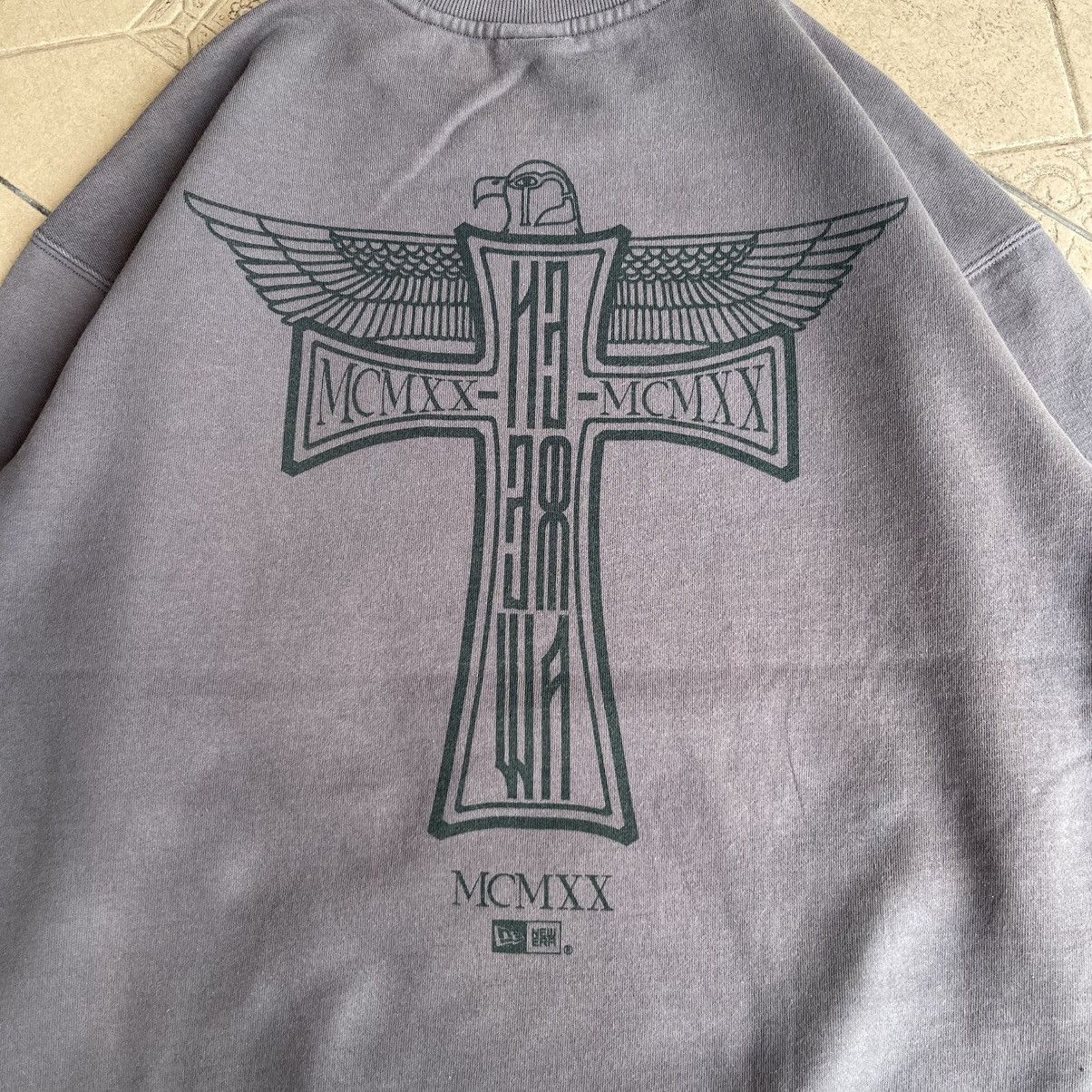 New Era New Era Cross MCMXX Sweatshirt Size M to L Size US L / EU 52-54 / 3 - 3 Thumbnail