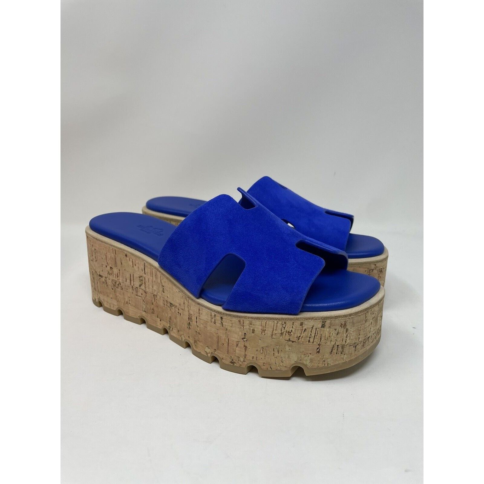 Hermes Hermes EZE 30 Sandals Ocean Blue NIB 38 Size US 8 / IT 38 - 15 Thumbnail