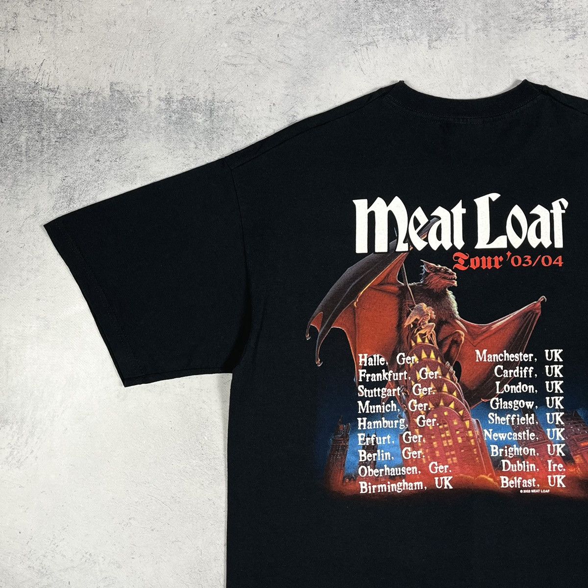 Band Tees Vintage Meat Loaf Rare Tour Rock Band T Shirt 00’s Size US L / EU 52-54 / 3 - 17 Thumbnail