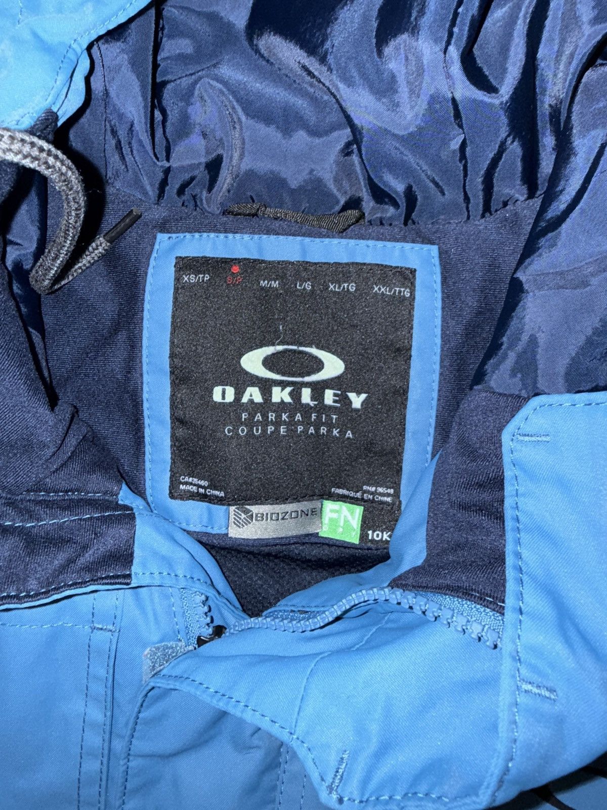 Oakley Oakley Blue Parka Jacket Size US S / EU 44-46 / 1 - 6 Thumbnail