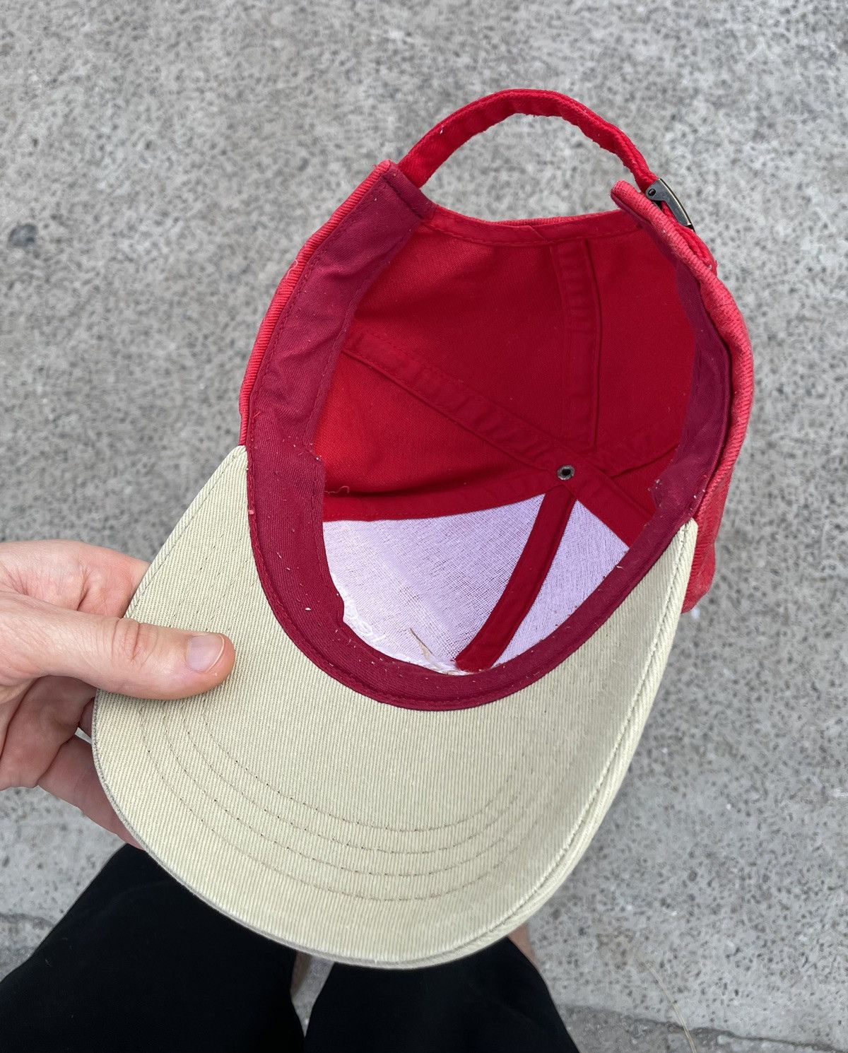 Calvin Klein × Vintage Vintage Calvin Klein Embroidered USA Hat Cap Y2K Size ONE SIZE - 6 Thumbnail