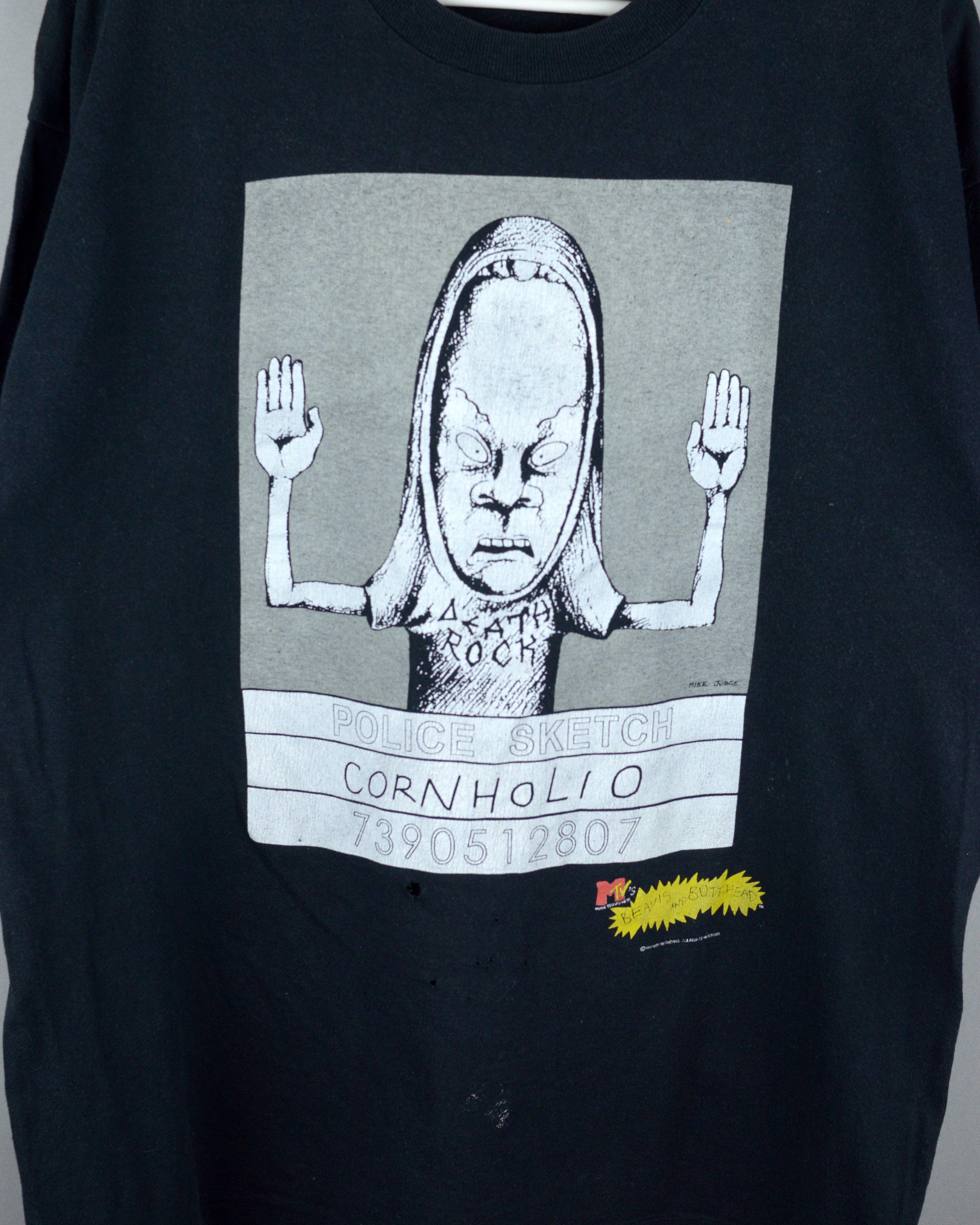 Vintage Vintage Beavis and Butthead MTV 1997 t shirt Size US XL / EU 56 / 4 - 3 Thumbnail