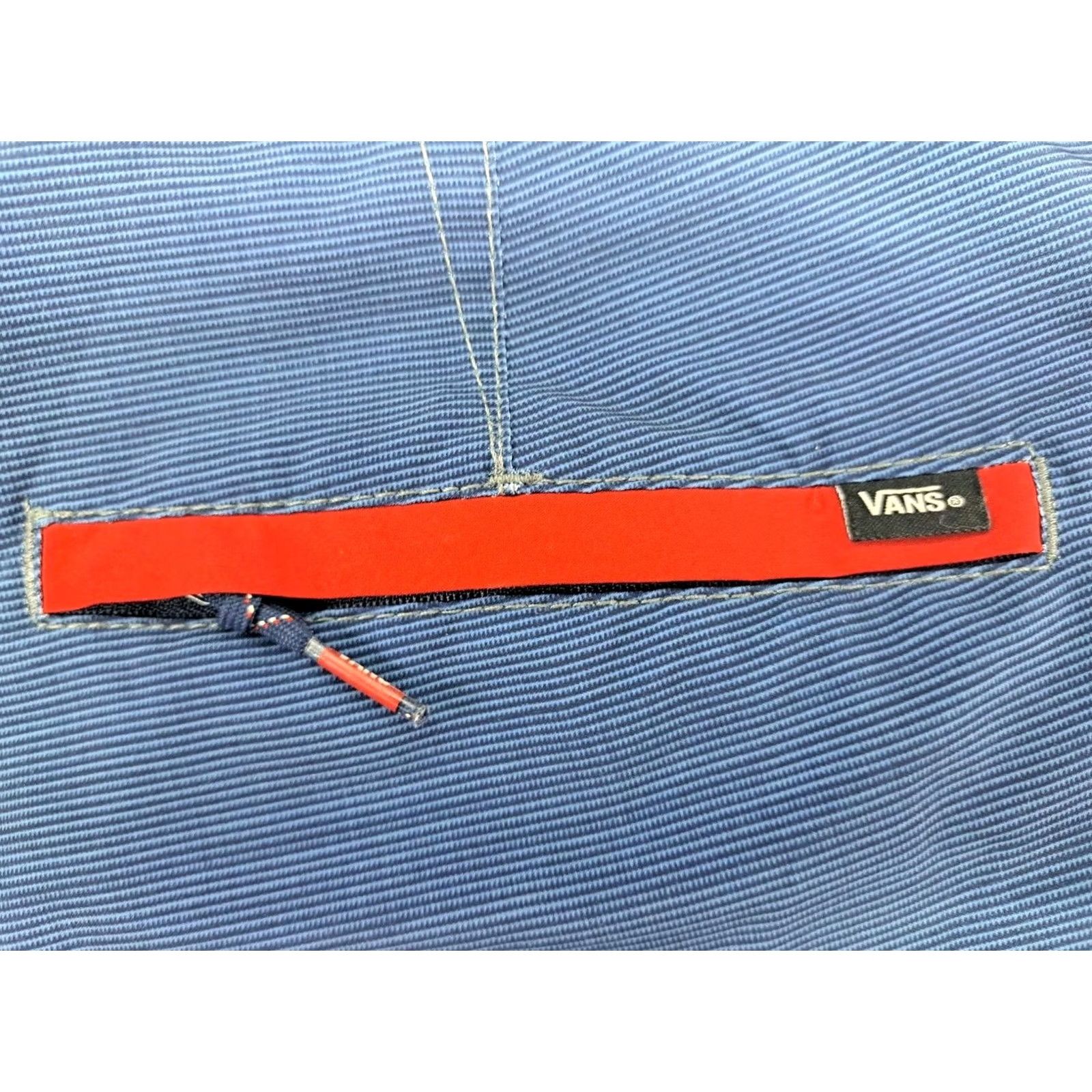 Vans VANS Men’s Board Shorts Striped Red White Blue Back Pocket Zip Size 32 Mens Size US 32 / EU 48 - 7 Thumbnail
