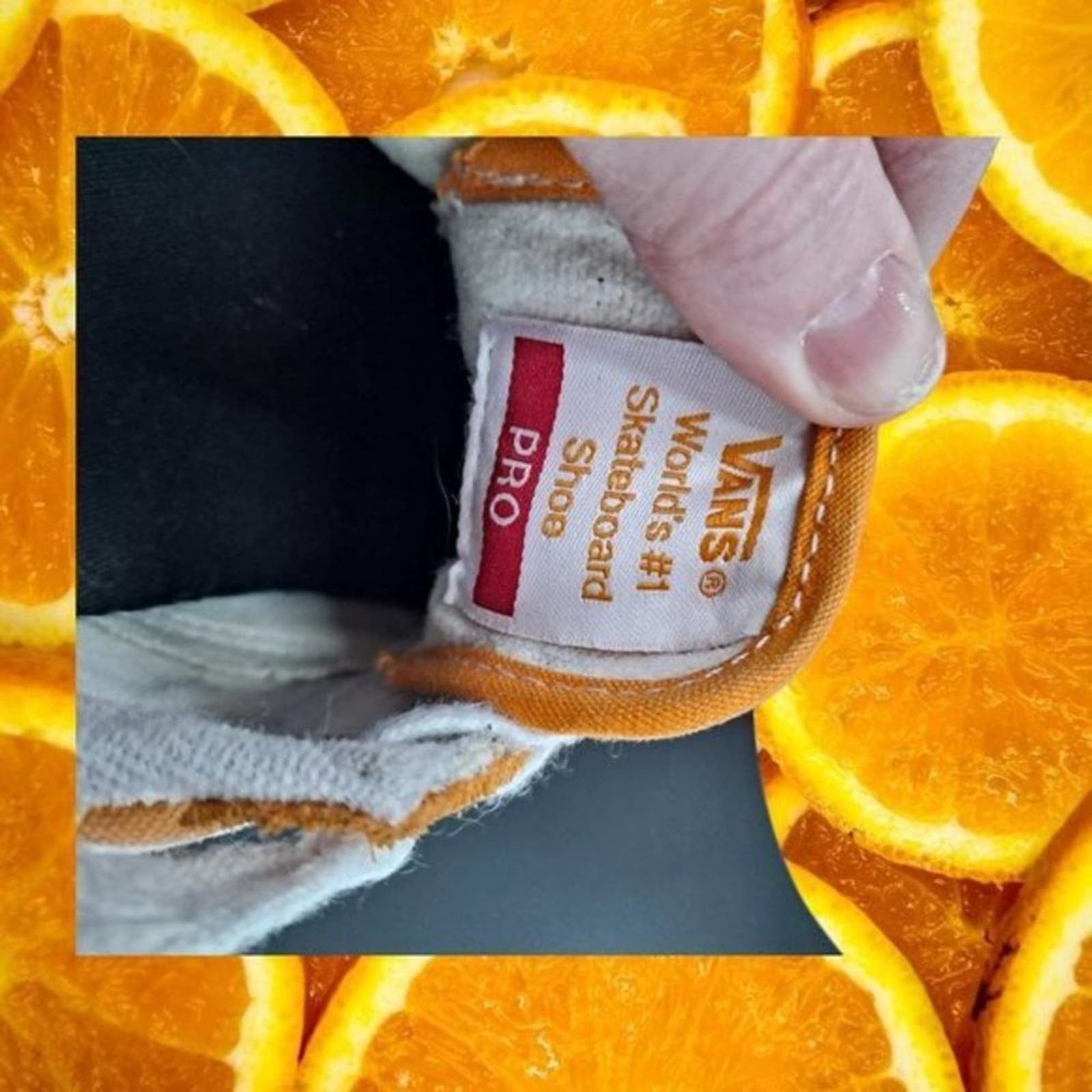 Vans Vans Pro Sneakers Orange and White Check Size 5 Size US 5 / EU 37 - 7 Thumbnail