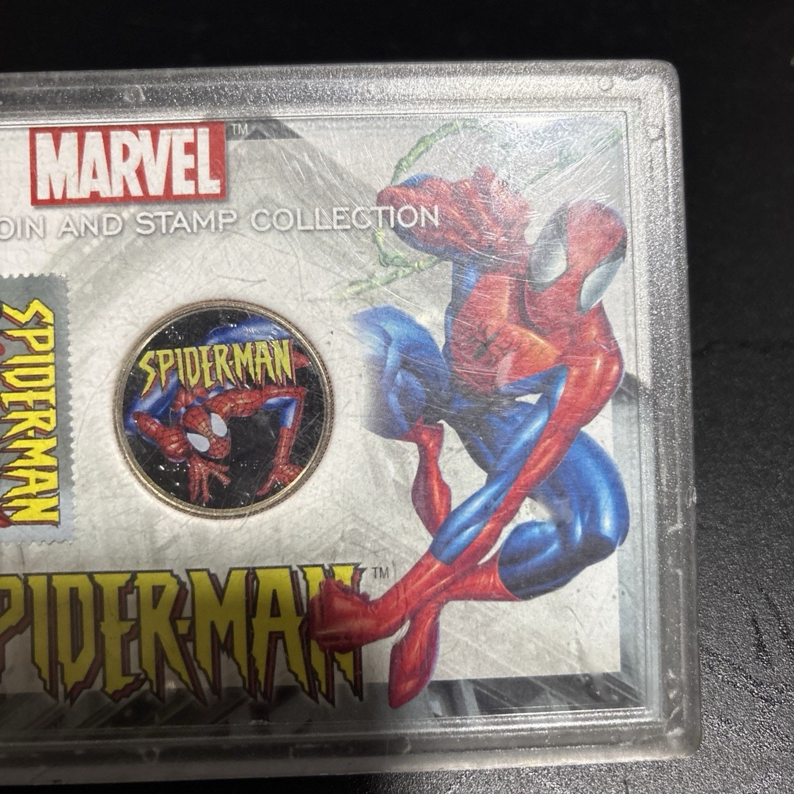 Marvel Comics Spider-man Limited Edition Colour Half Dollar Coin & Stamp Size ONE SIZE - 4 Thumbnail