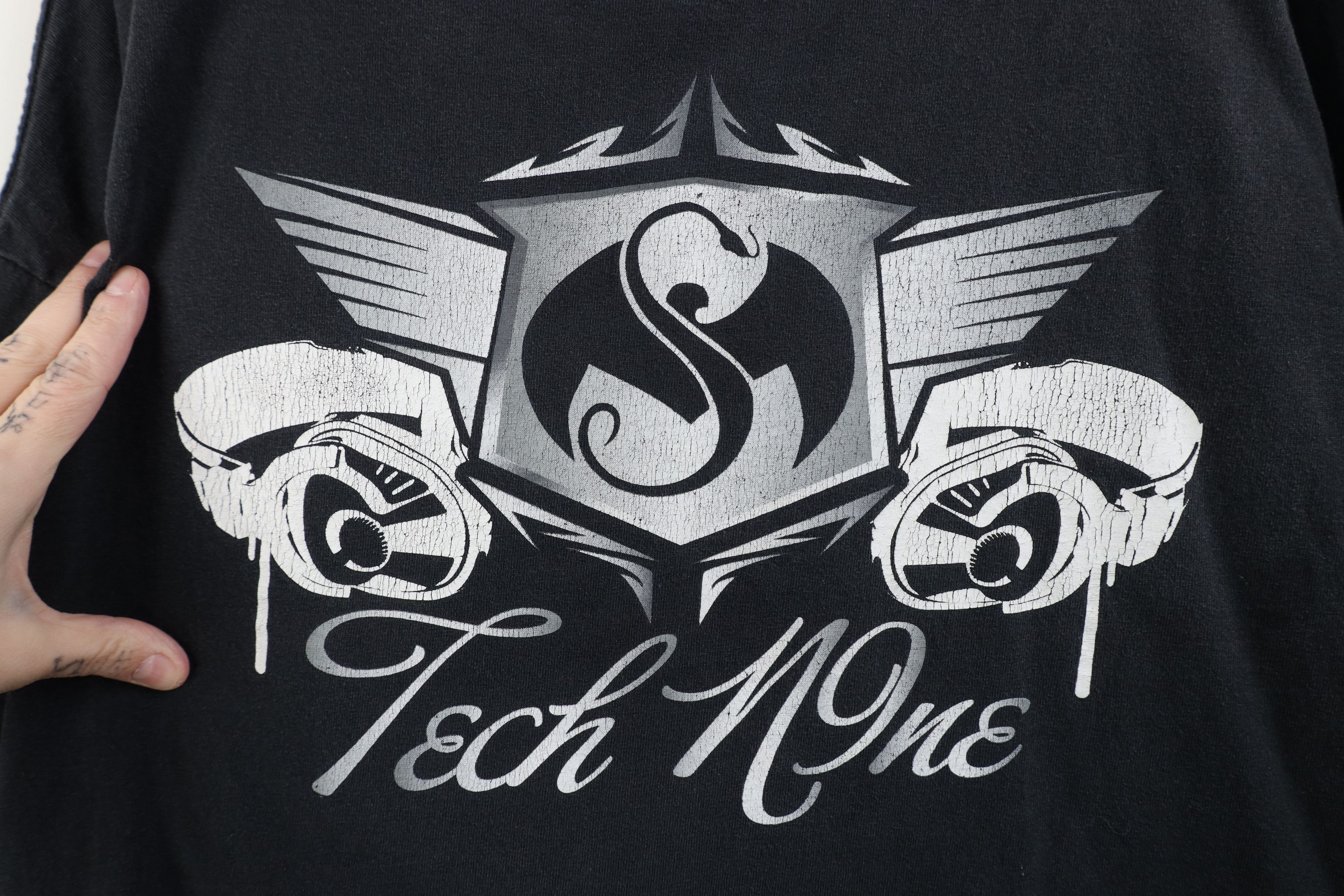 Vintage Vintage Y2K Streetwear N9ne Nine Rap Tee T-Shirt Cotton Size US XXL / EU 58 / 5 - 4 Thumbnail
