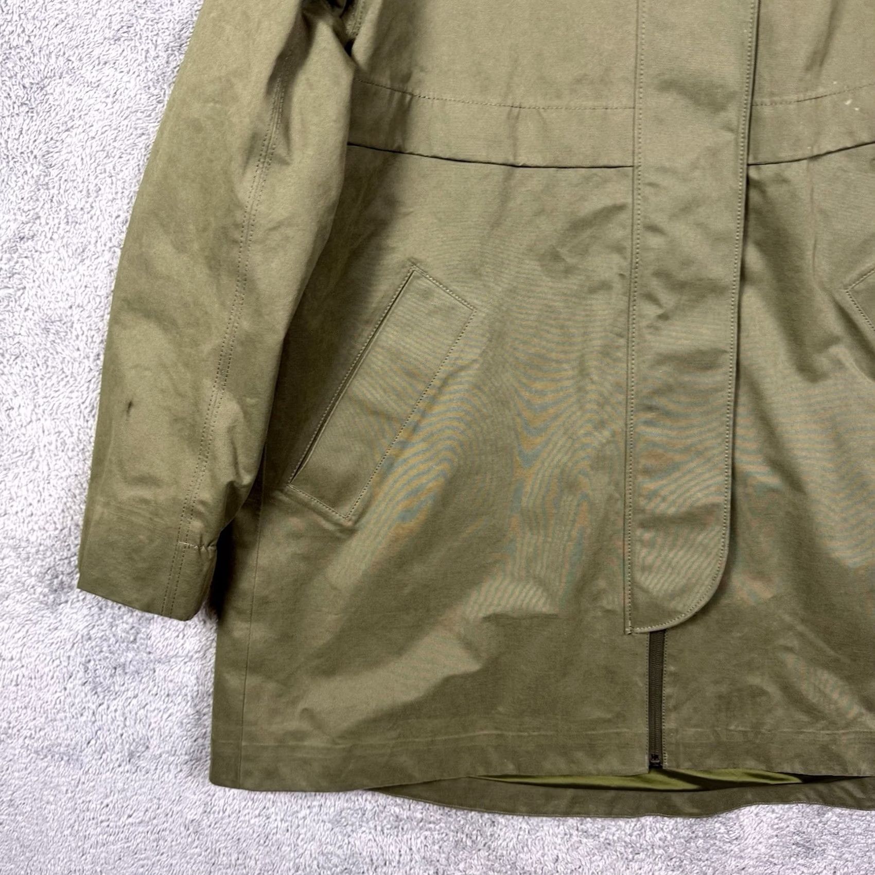 Lululemon Lululemon Jacket Womens 6 Rain Shaker Trench FATG Fatigue Waterproof Full Zip Green Size M / US 6-8 / IT 42-44 - 4 Thumbnail
