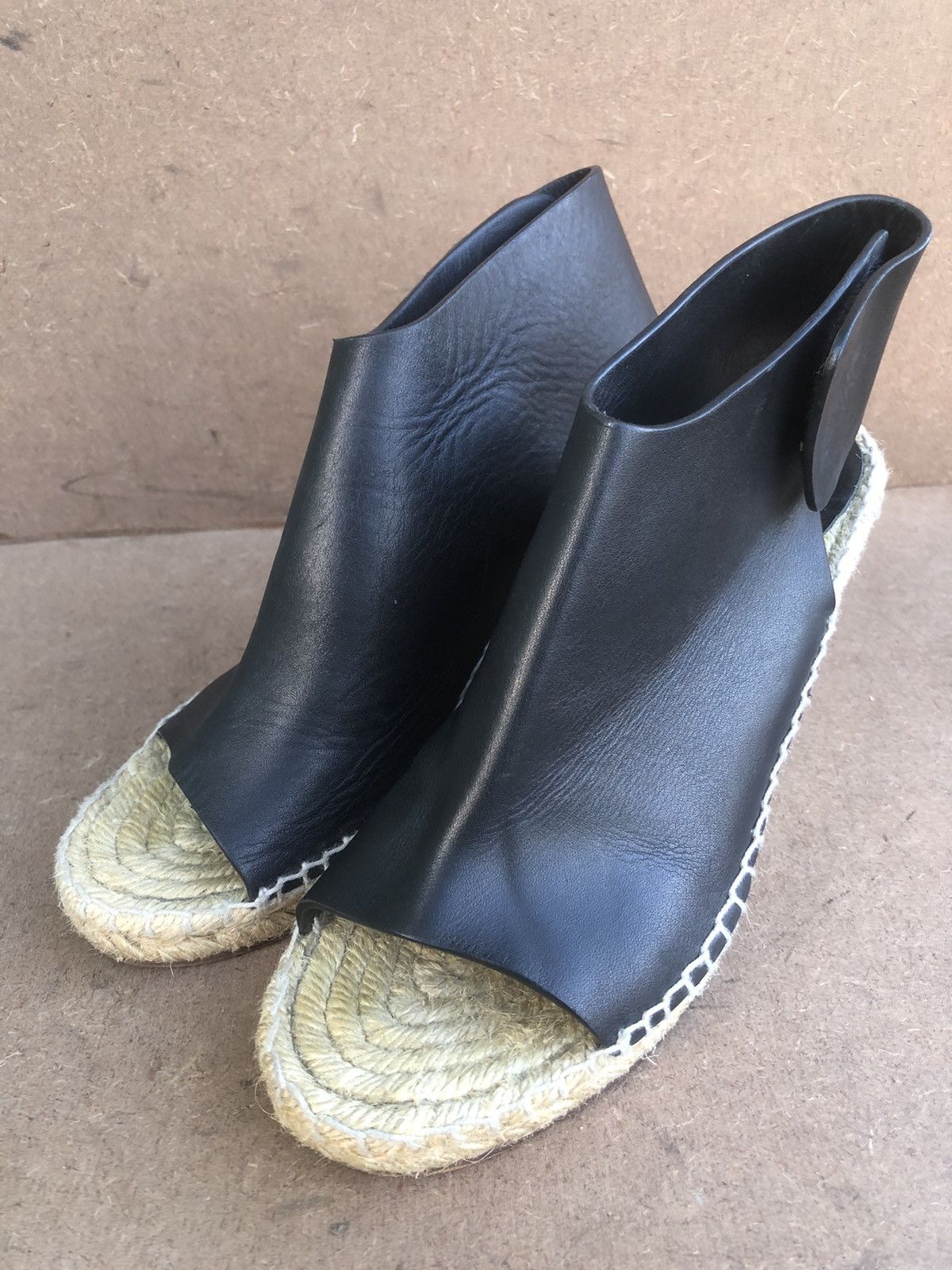 Celine CELINE Black Wedge Sole Size 36 Size US 7 / IT 37 - 1 Thumbnail