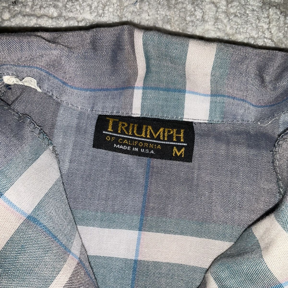Other Triumph Vintage Lightweight Plaid Shirt Size US M / EU 48-50 / 2 - 2 Thumbnail