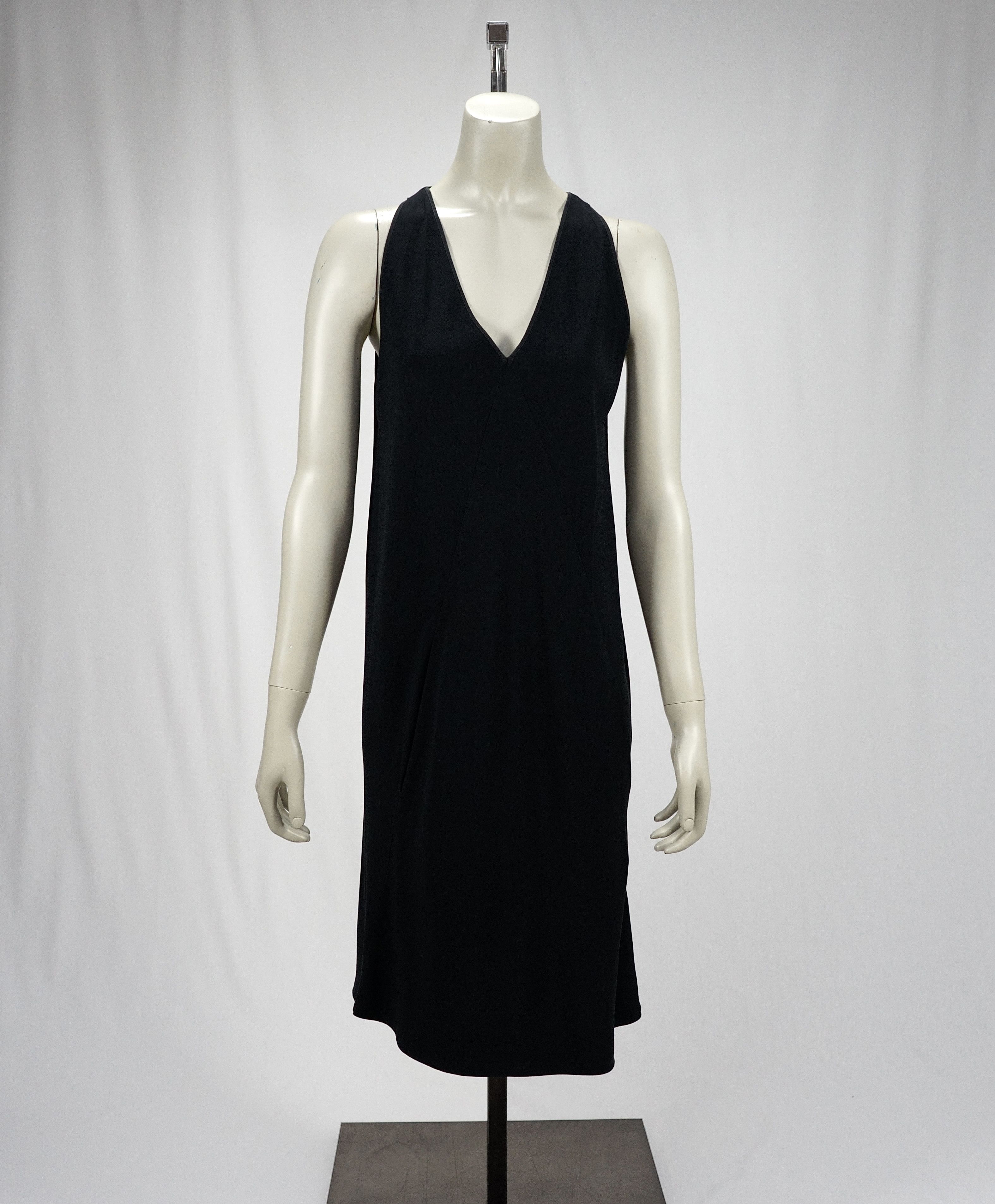 image of Rick Owens S/s 2010 Release Midi Dress in Black, Women's (Size Medium)