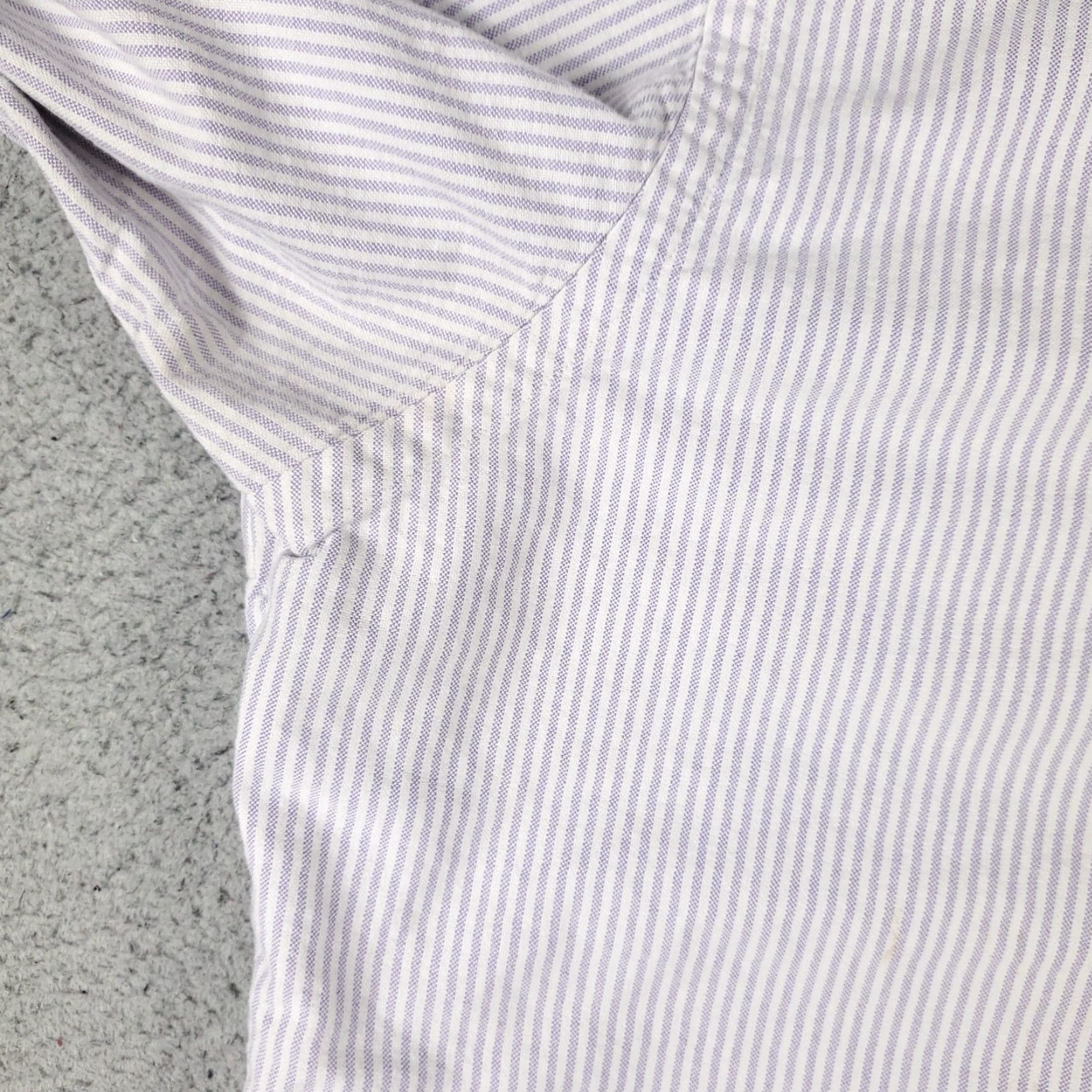 Ralph Lauren Ralph Lauren Shirt Mens 16 Purple Striped Pony Dress Button Up Long Sleeve Size 42R - 4 Thumbnail