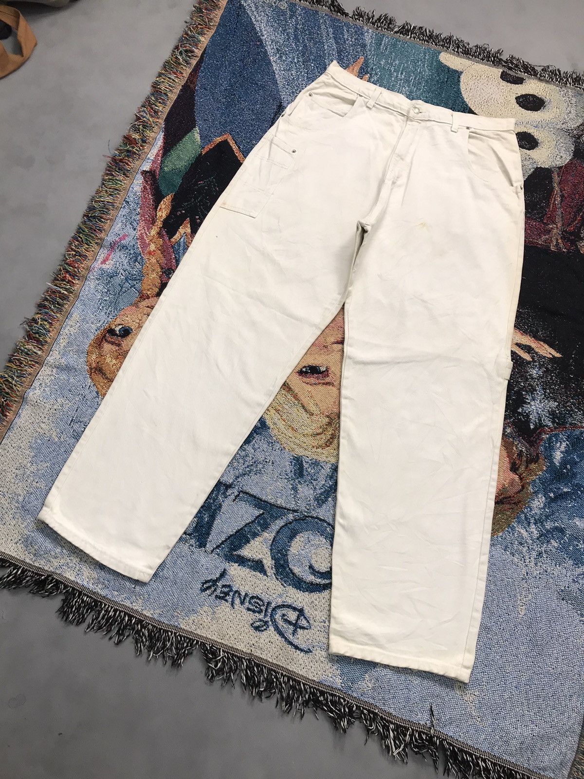 Vintage Vintage hip hop big pocket embroidered baggy denim Size US 36 / EU 52 - 3 Thumbnail