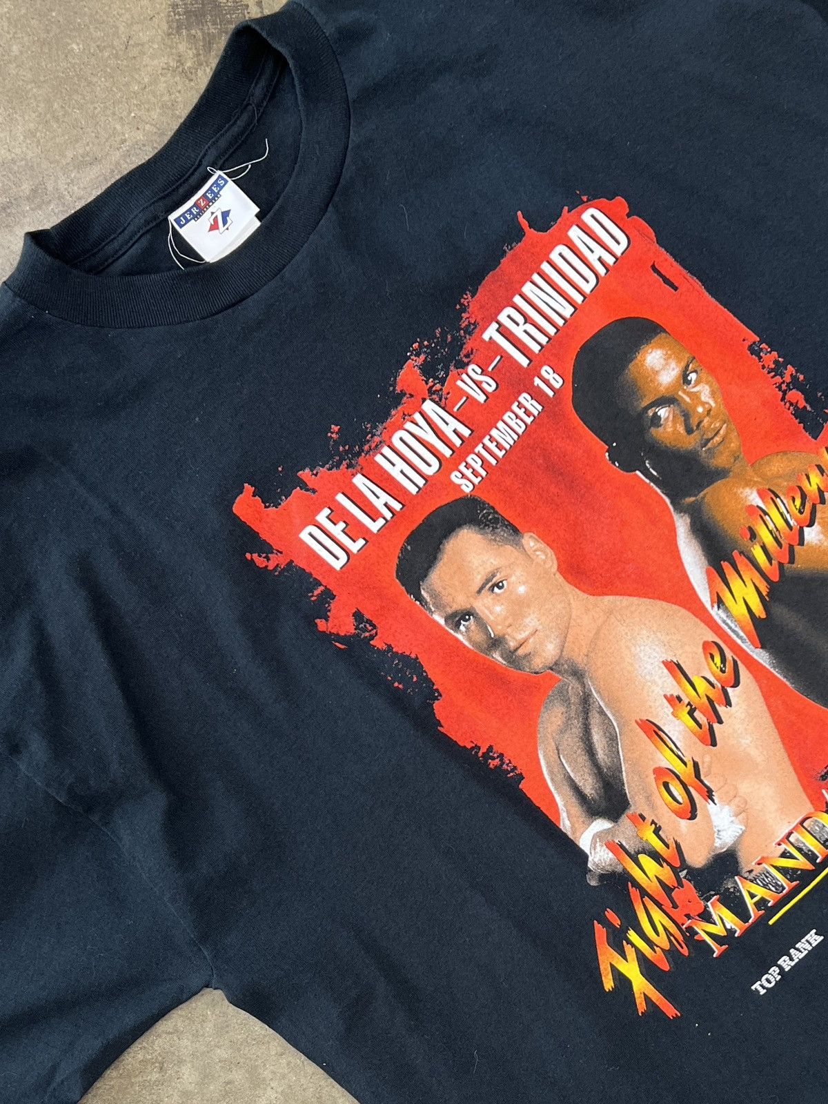 Vintage Vintage De La Hoya v Trinidad Boxing Millennium Boxing XXL Size US XXL / EU 58 / 5 - 1 Thumbnail