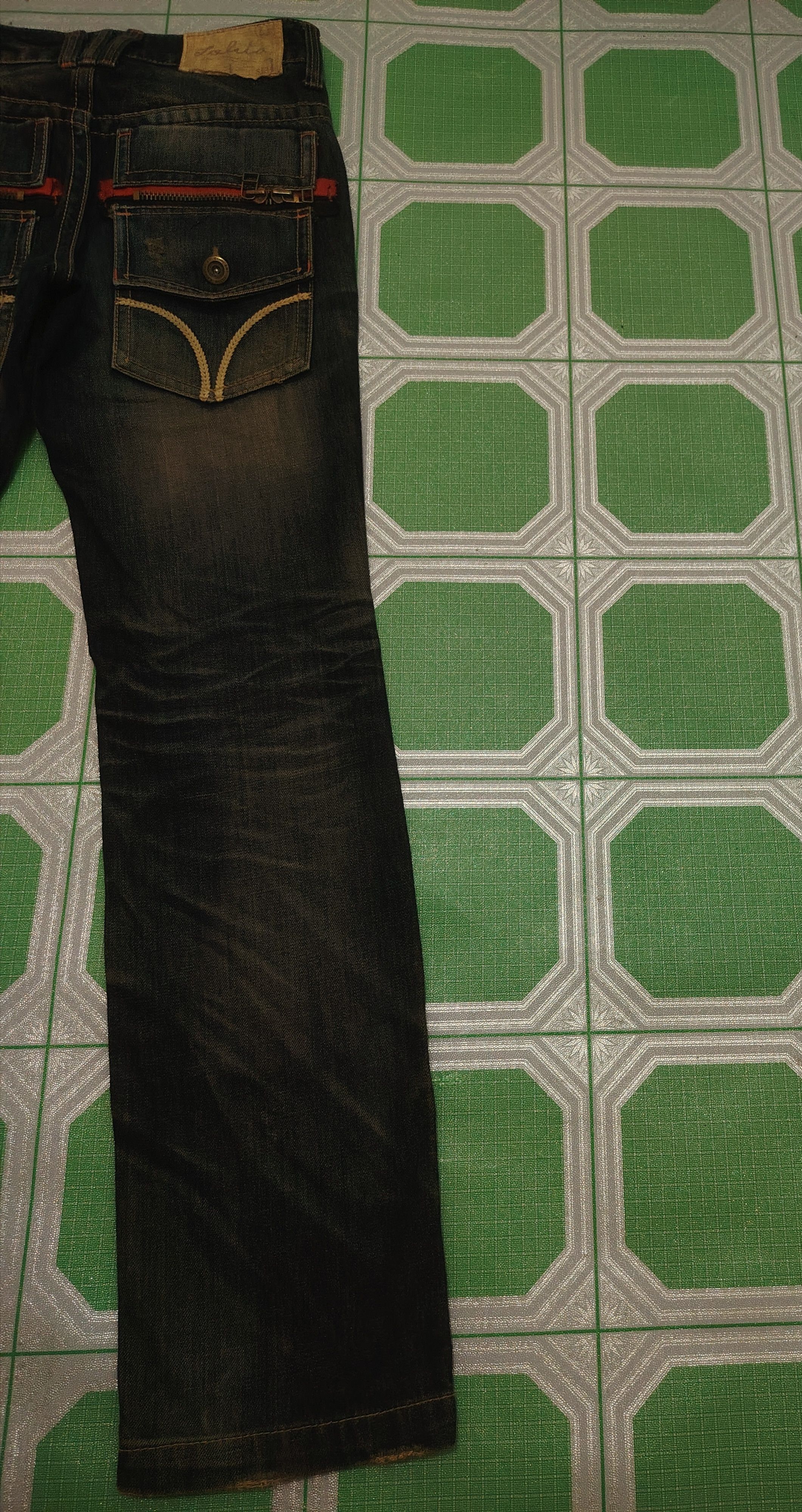 If Six Was Nine Rare!!! JAPANESE Lolita Jeans Distressed Jeans Size US 30 / EU 46 - 14 Thumbnail