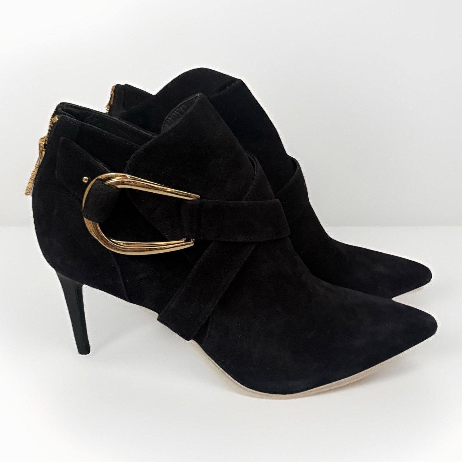 Rachel Zoe Rachel Zoe Suede Heel Bootie Buckle Ankle Sophisticated City Size US 9.5 / IT 39.5 - 1 Thumbnail